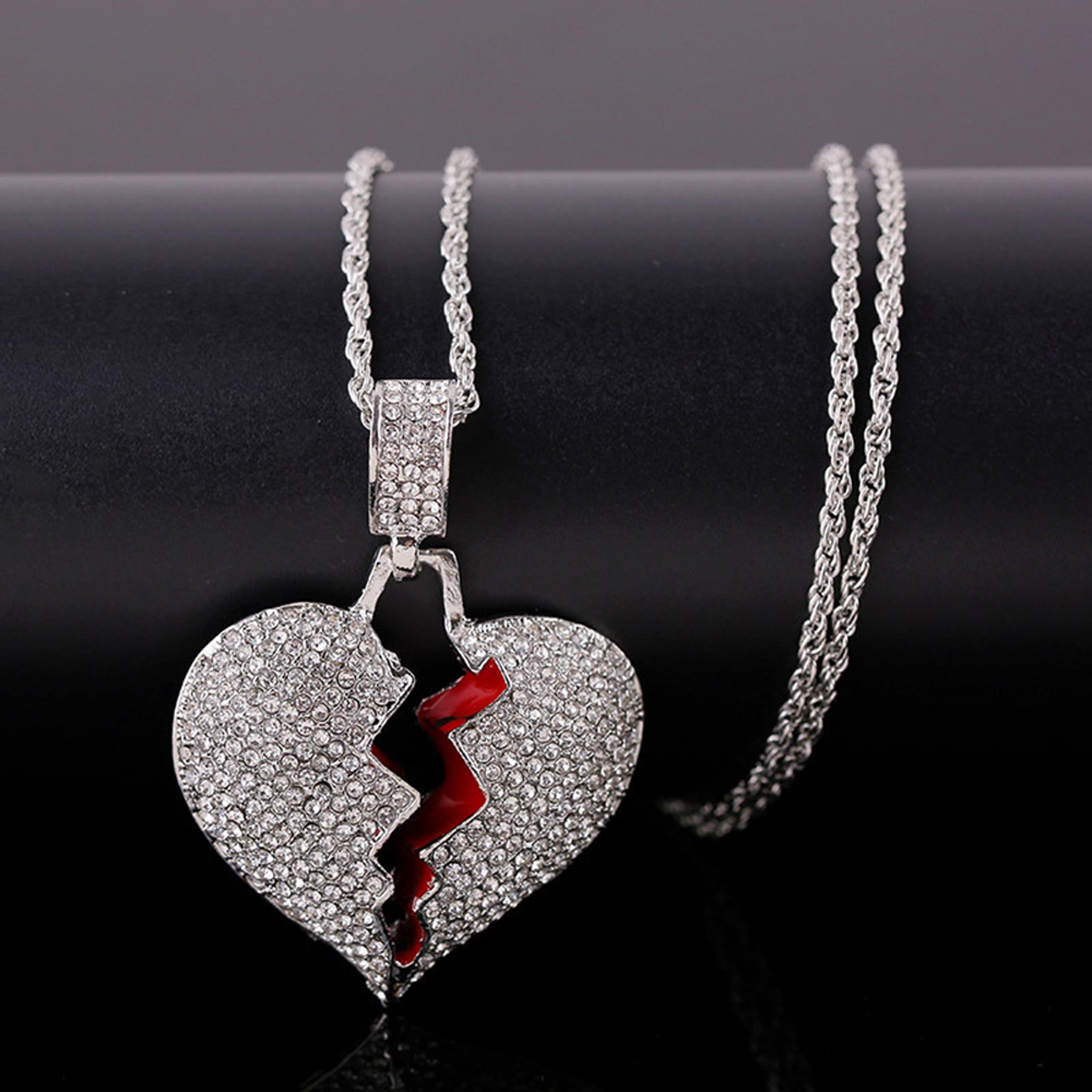 brokenheartchainsilver