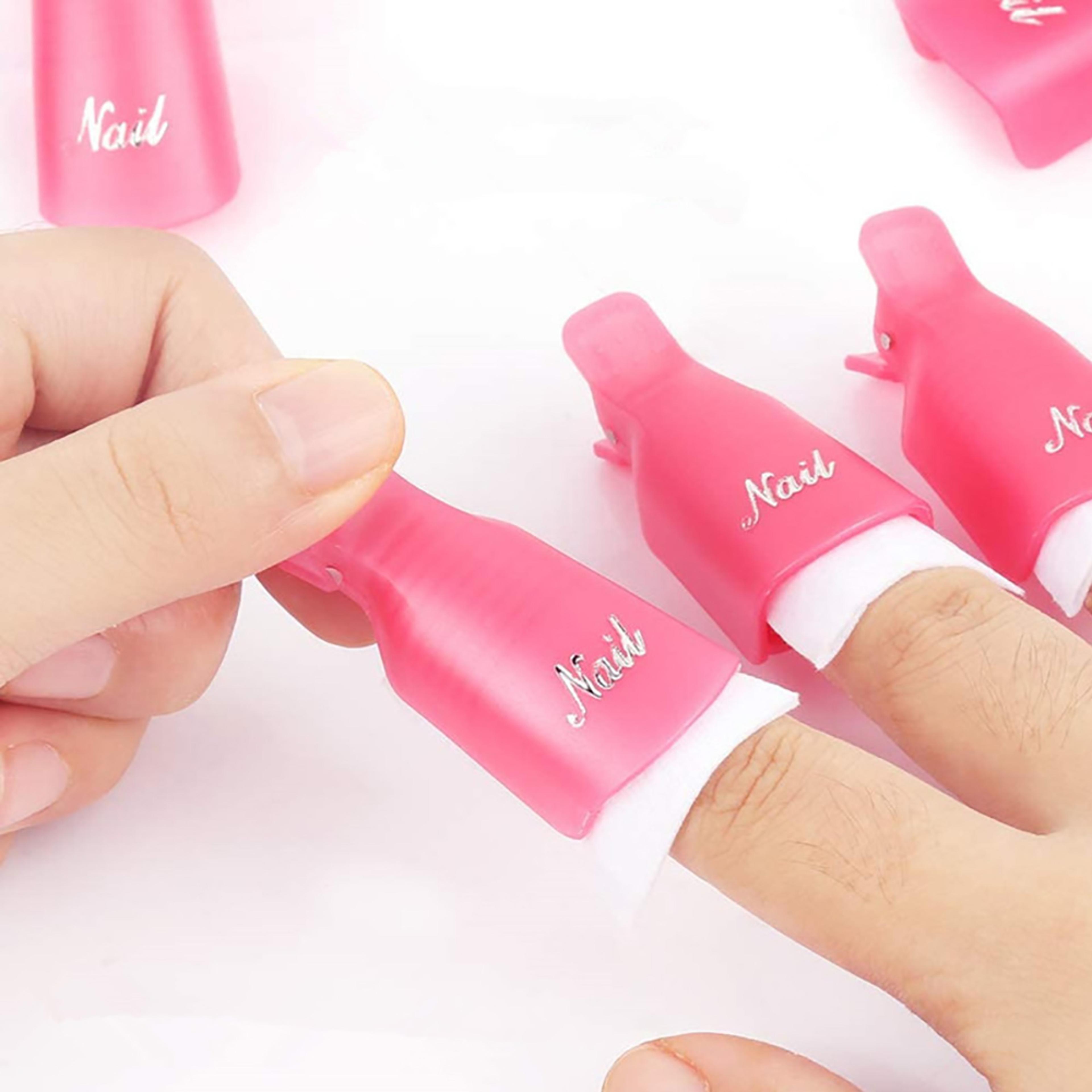 gel nail polish remover clips