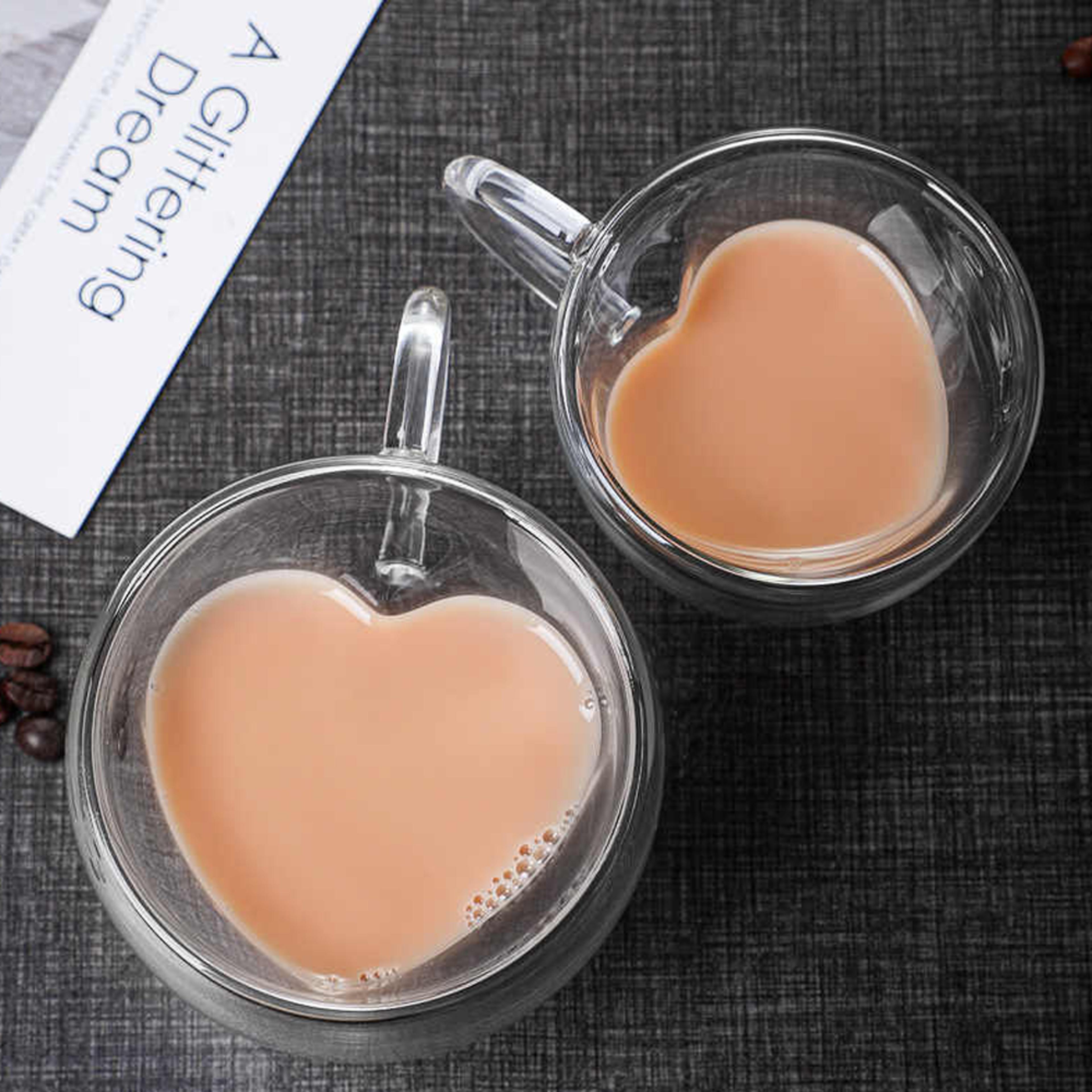Heat Resistant Double Walled Love Heart Mug2