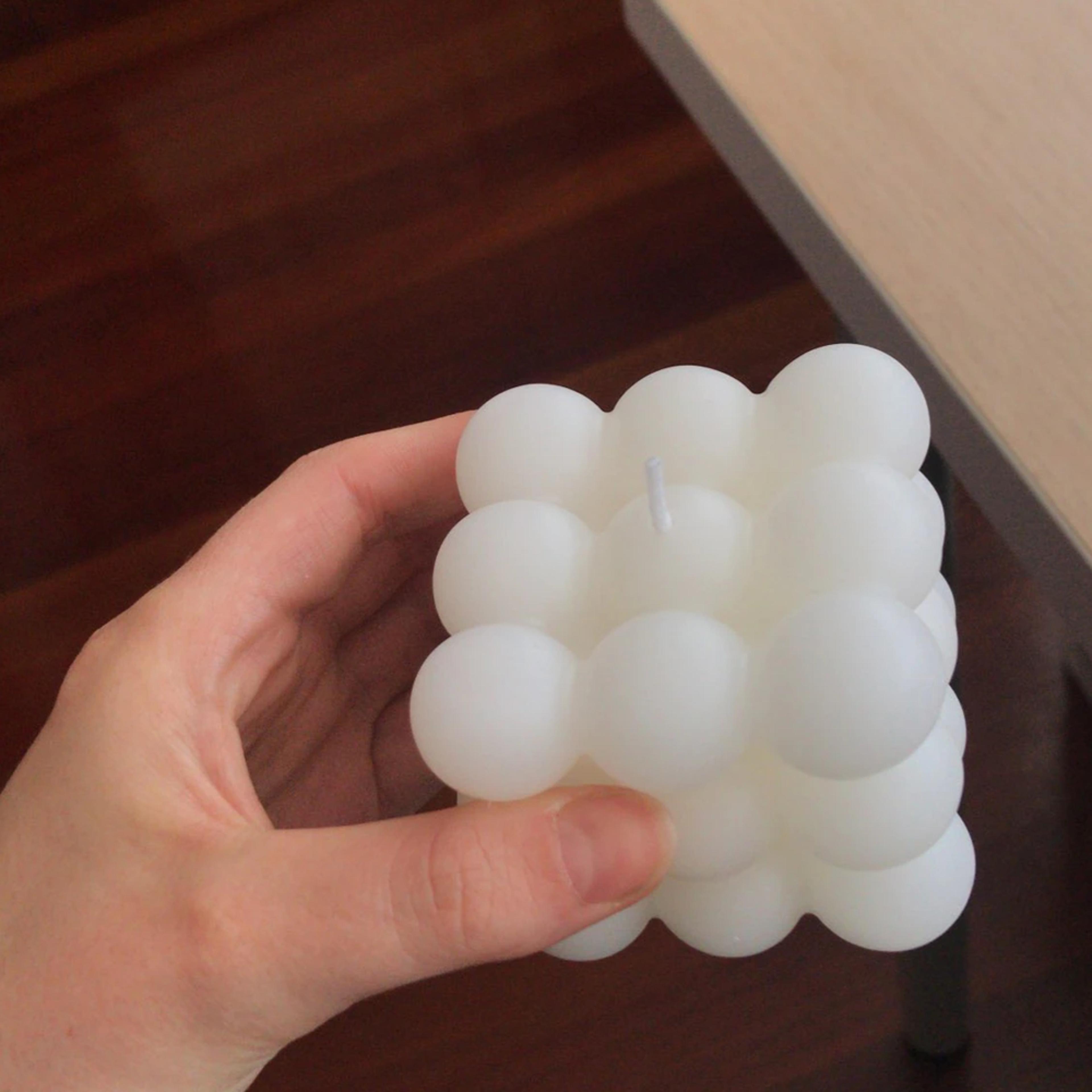 Scented Cube Bubble Candle For Destressing 4