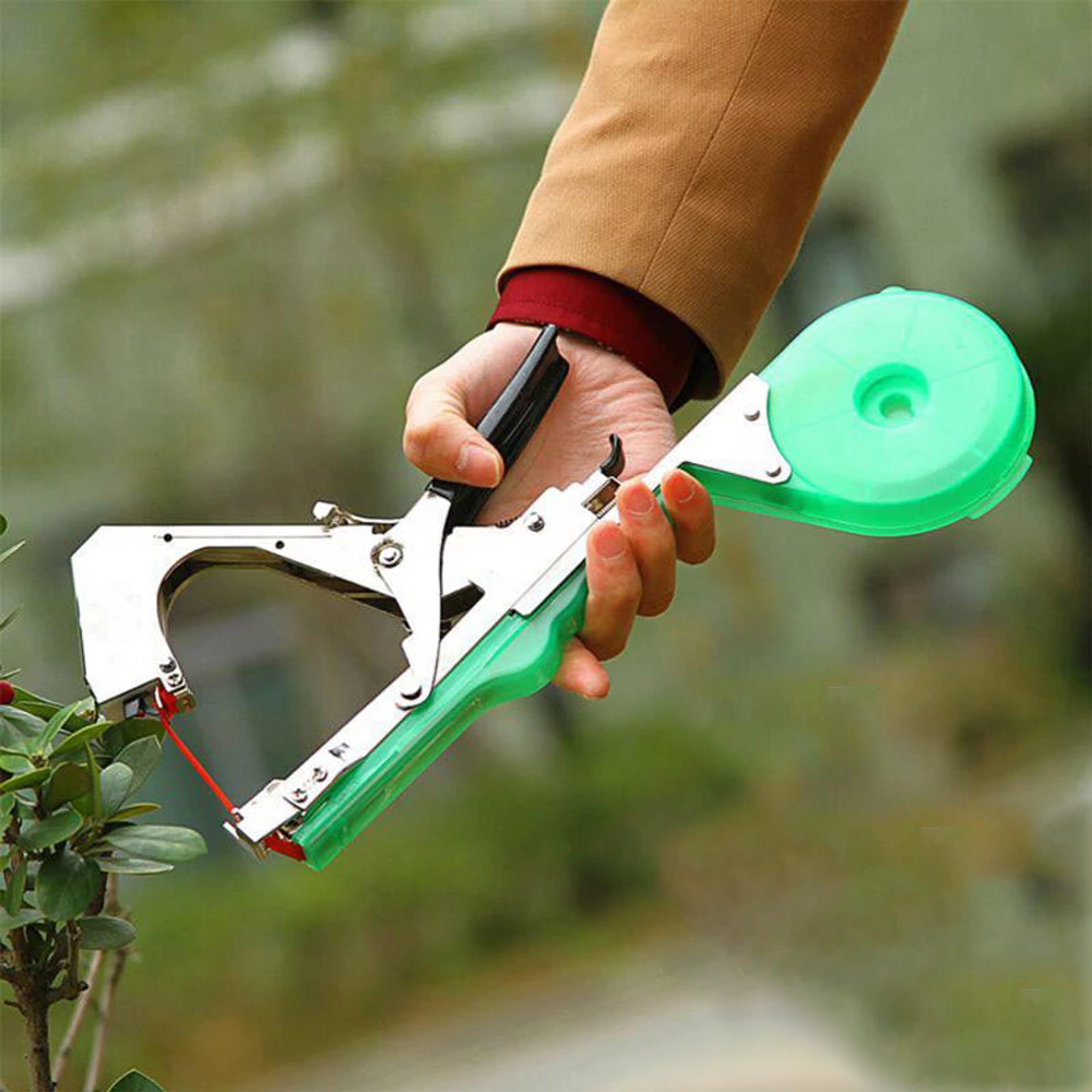 tape tool for binding plant vines