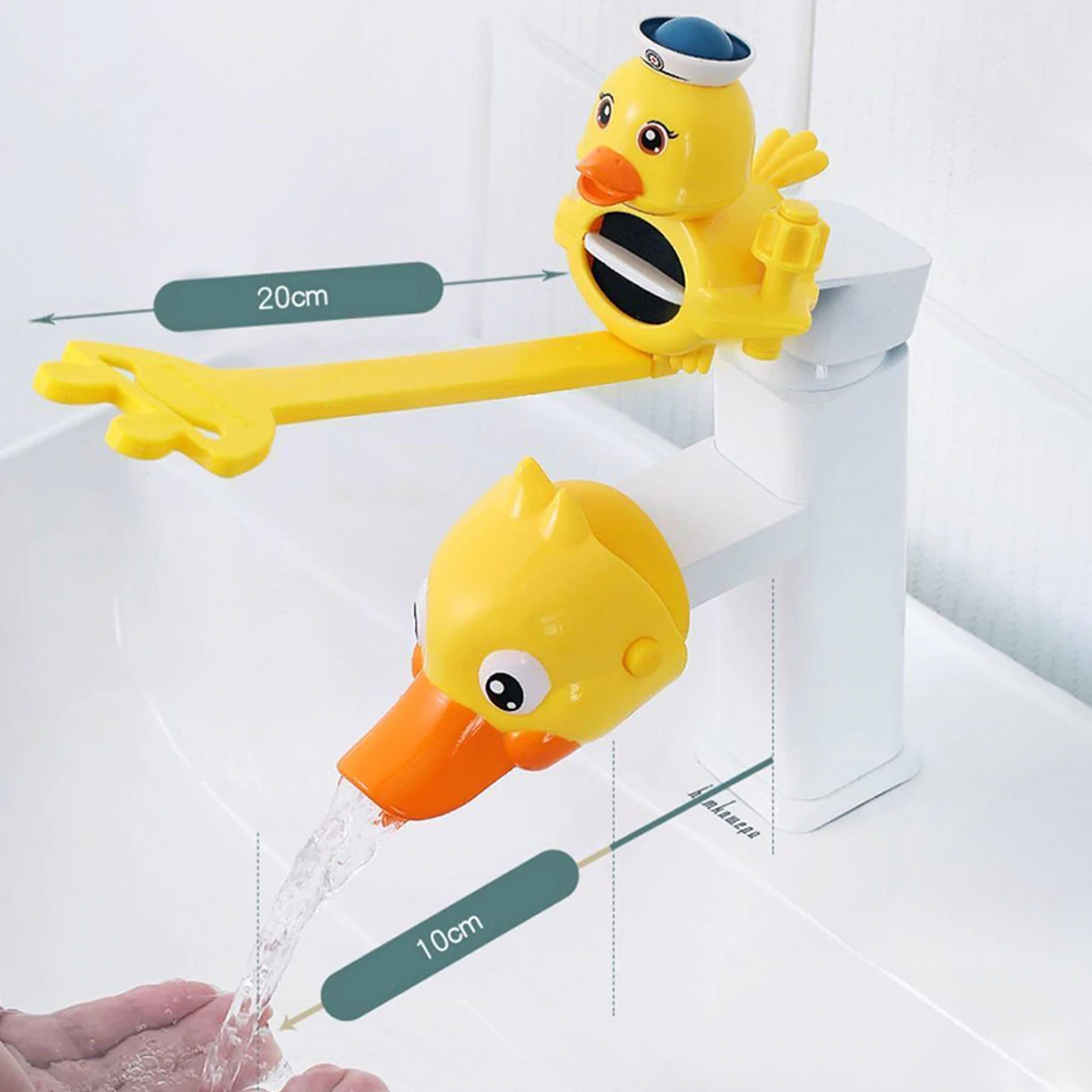 water faucet & handle extender set for toddlers & young kids, plastic material