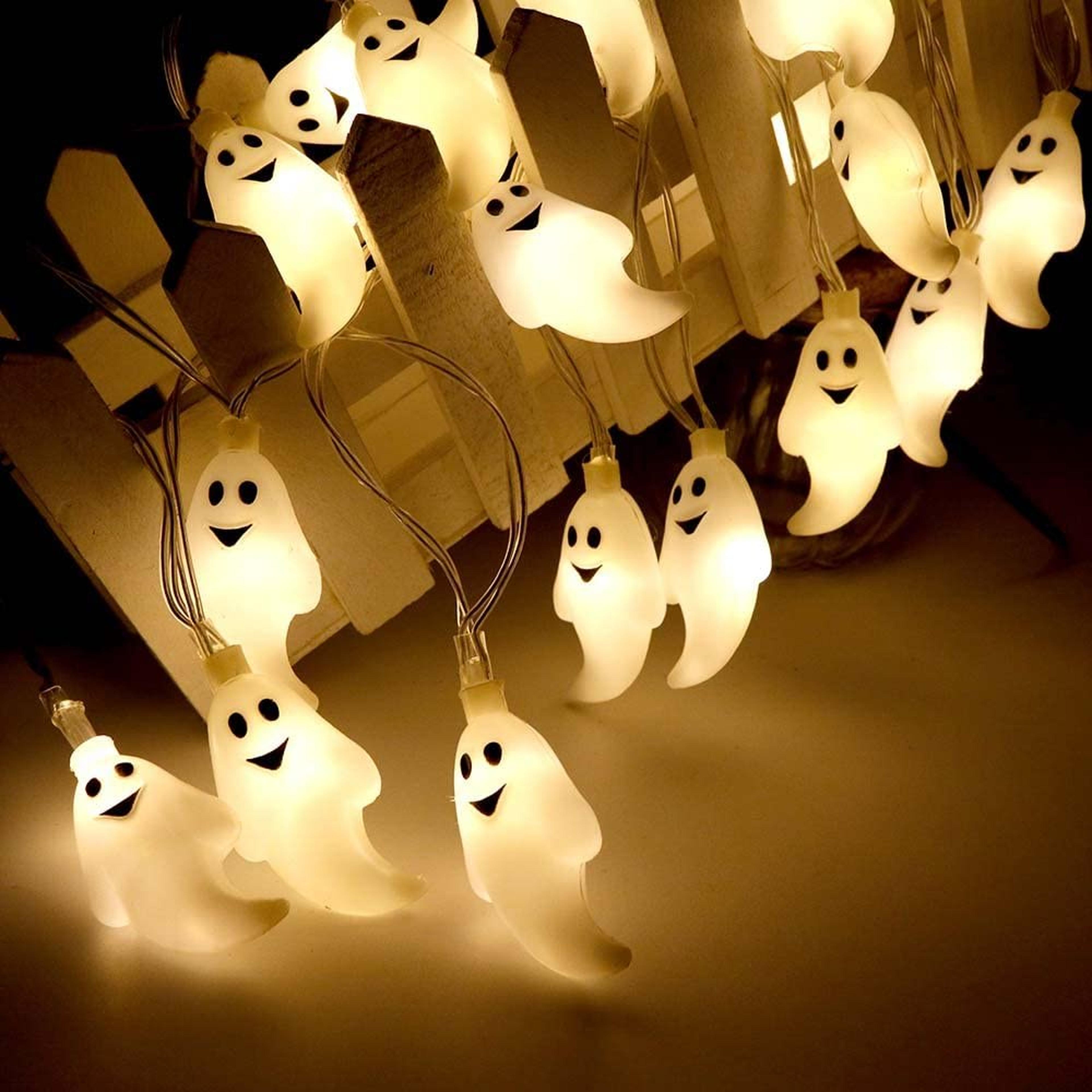 Spooky Halloween Ghost String Lights  LED Night Light
