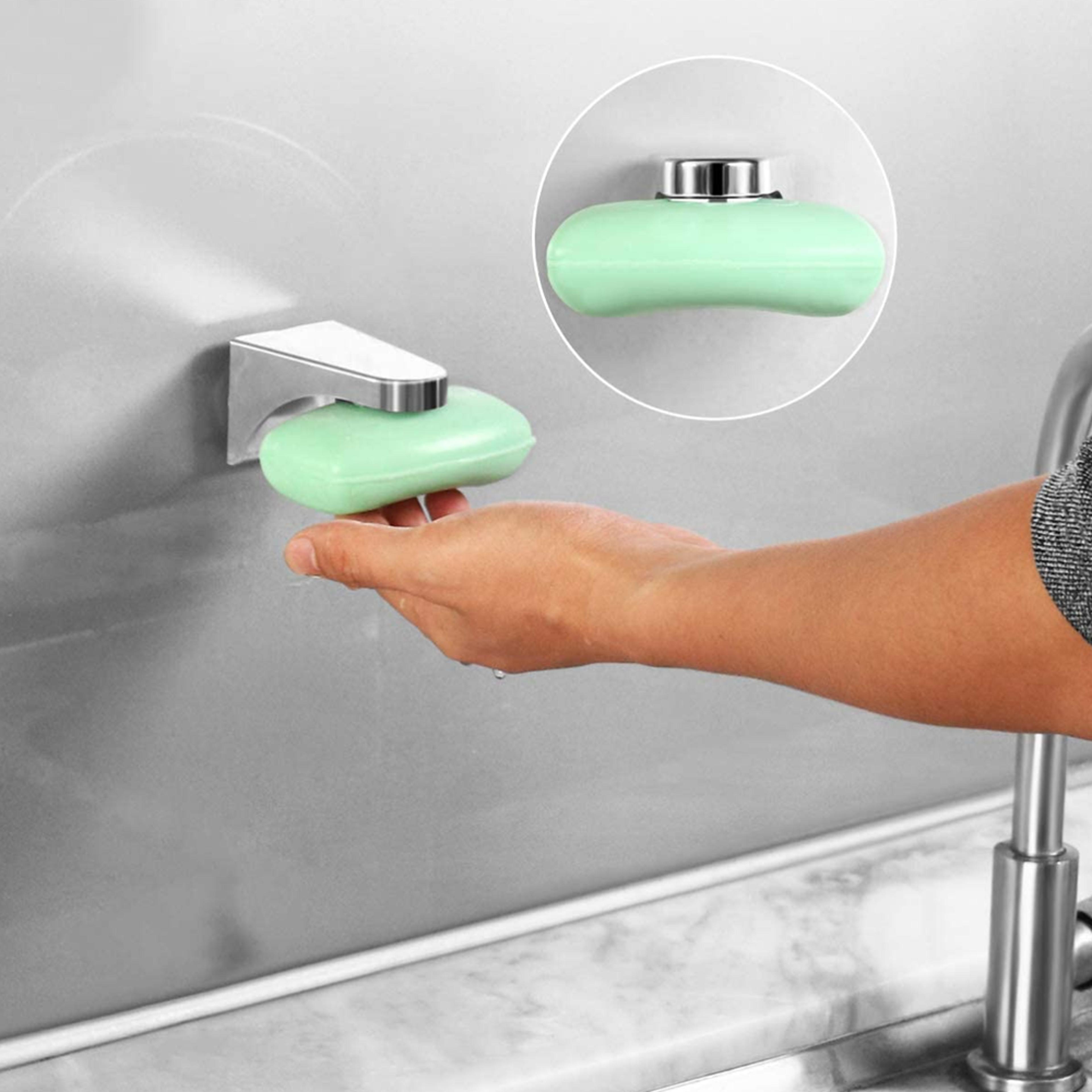wall mounted magnetic soap holder
