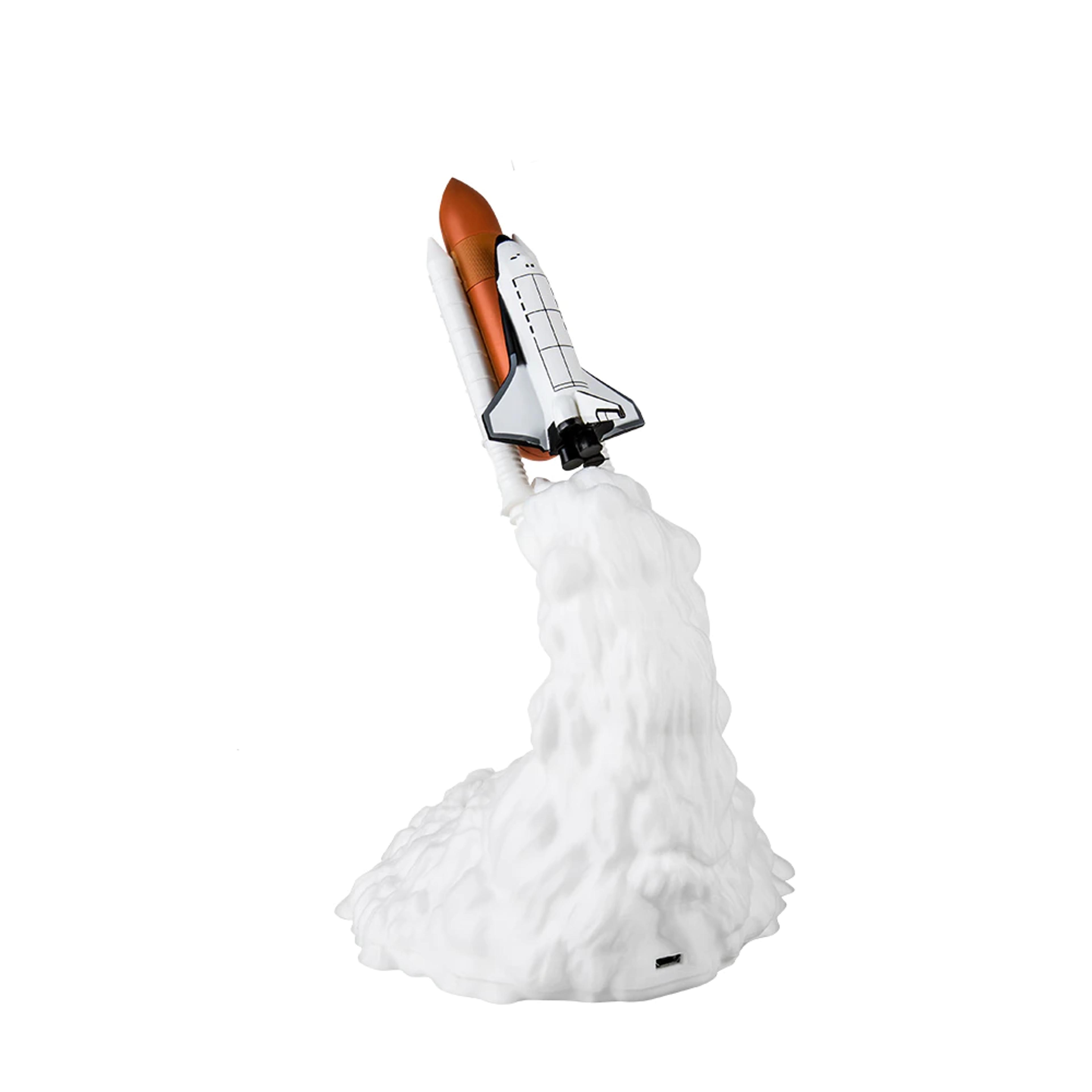 3D Space Shuttle Lamp Light For Night Décor Horizontal launch