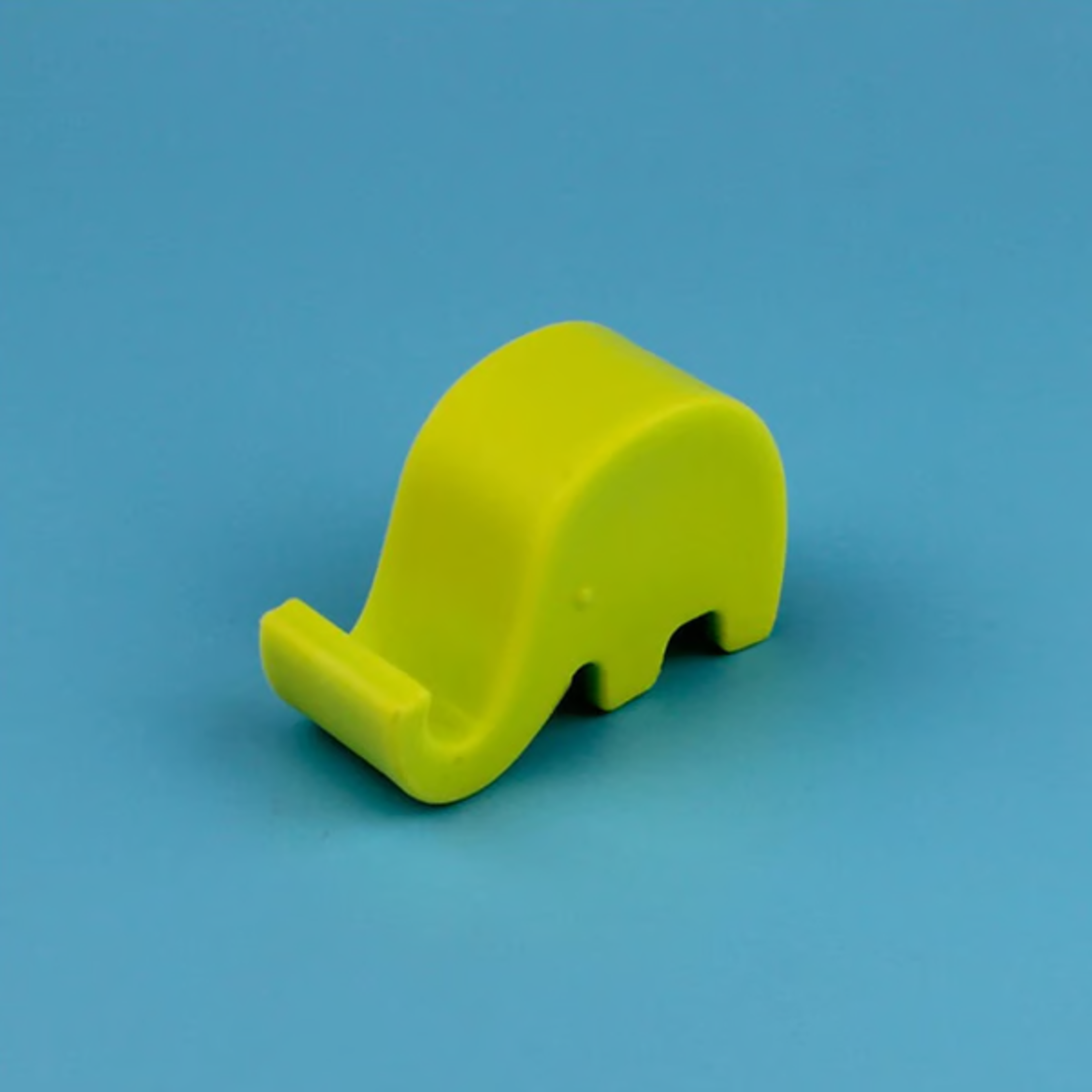 Plastic Elephant Phone Holder green