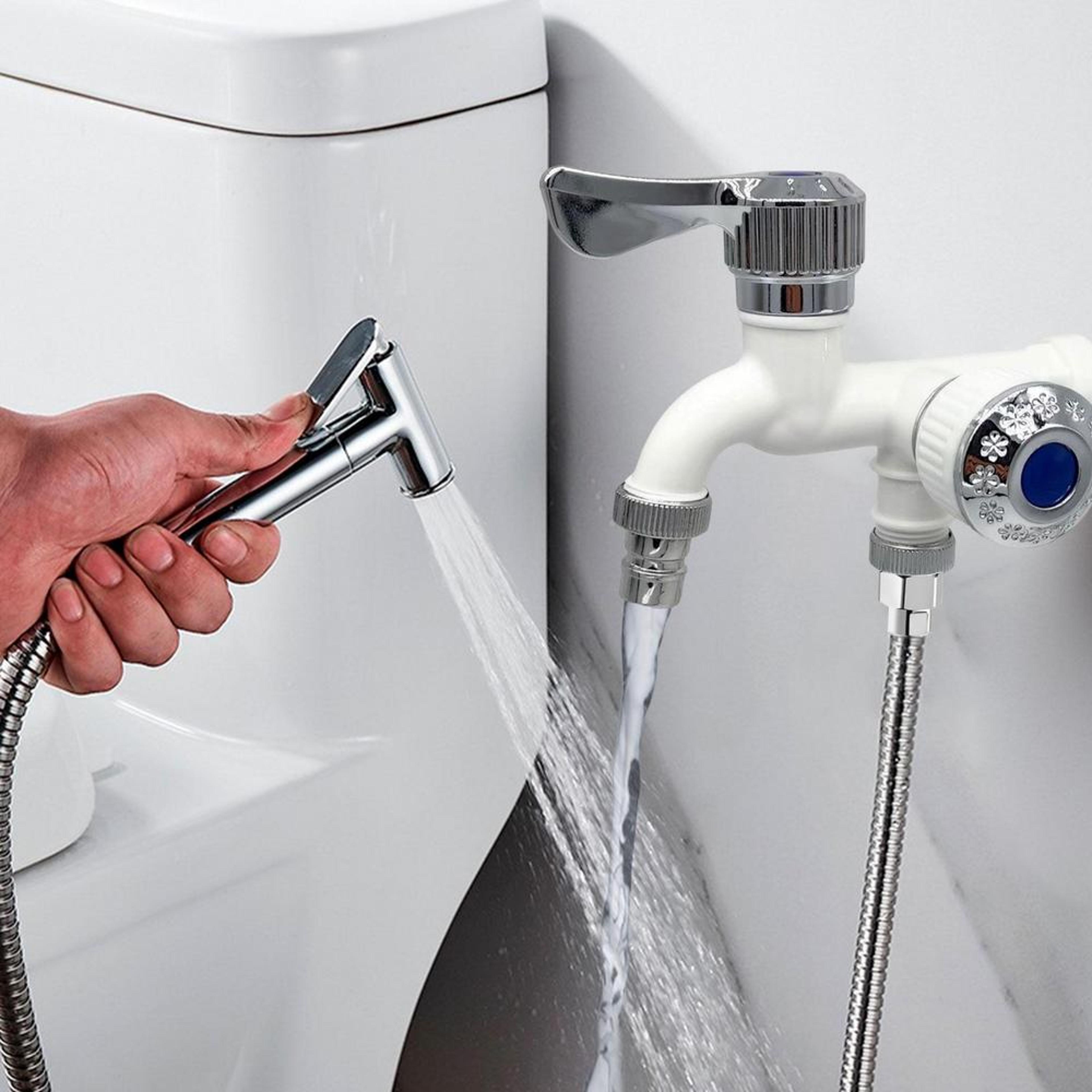 outdoor antifreeze 2 way faucet