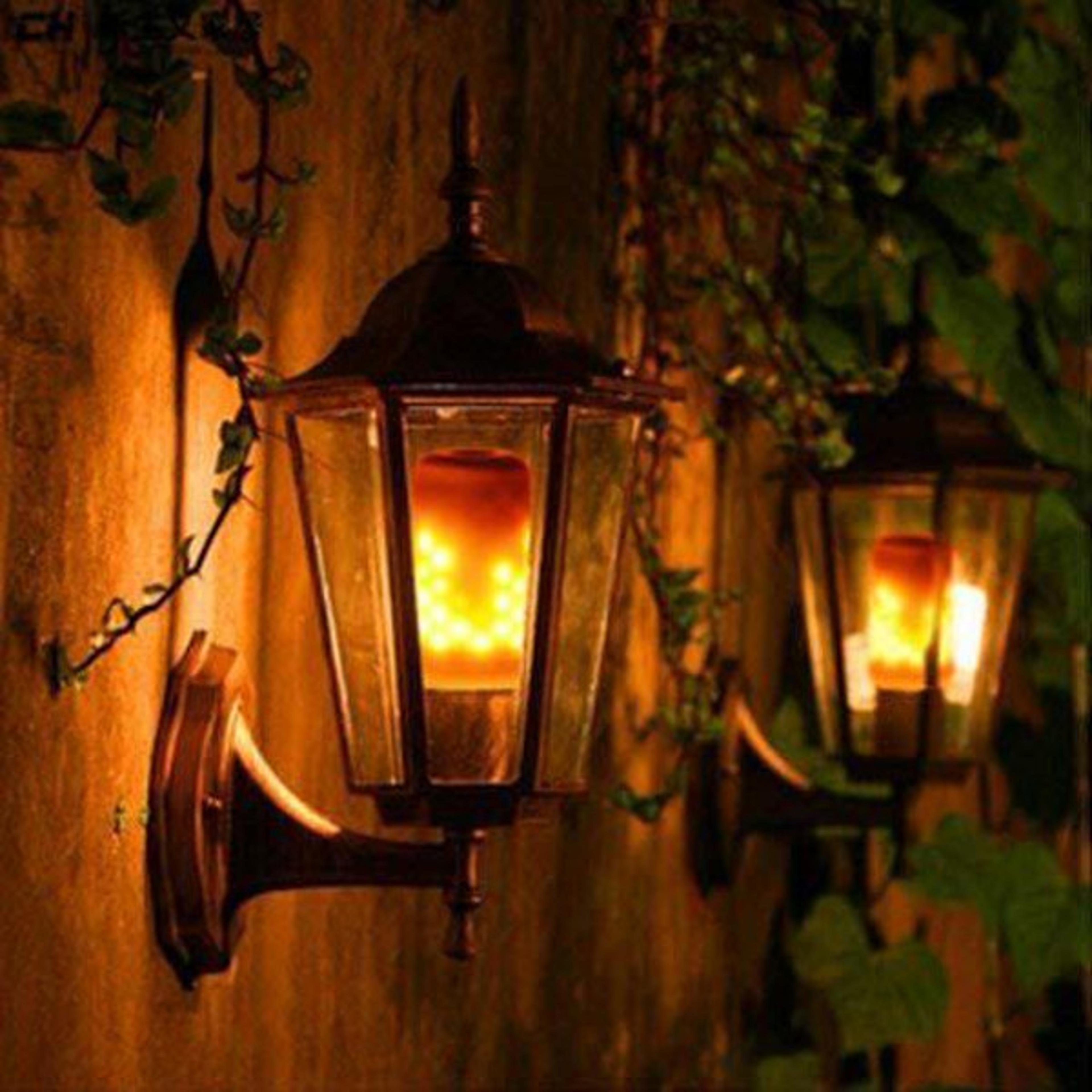 transform your space - led flame effect light bulb, 3 modes, 9 watts, warm glow for cozy atmosphere