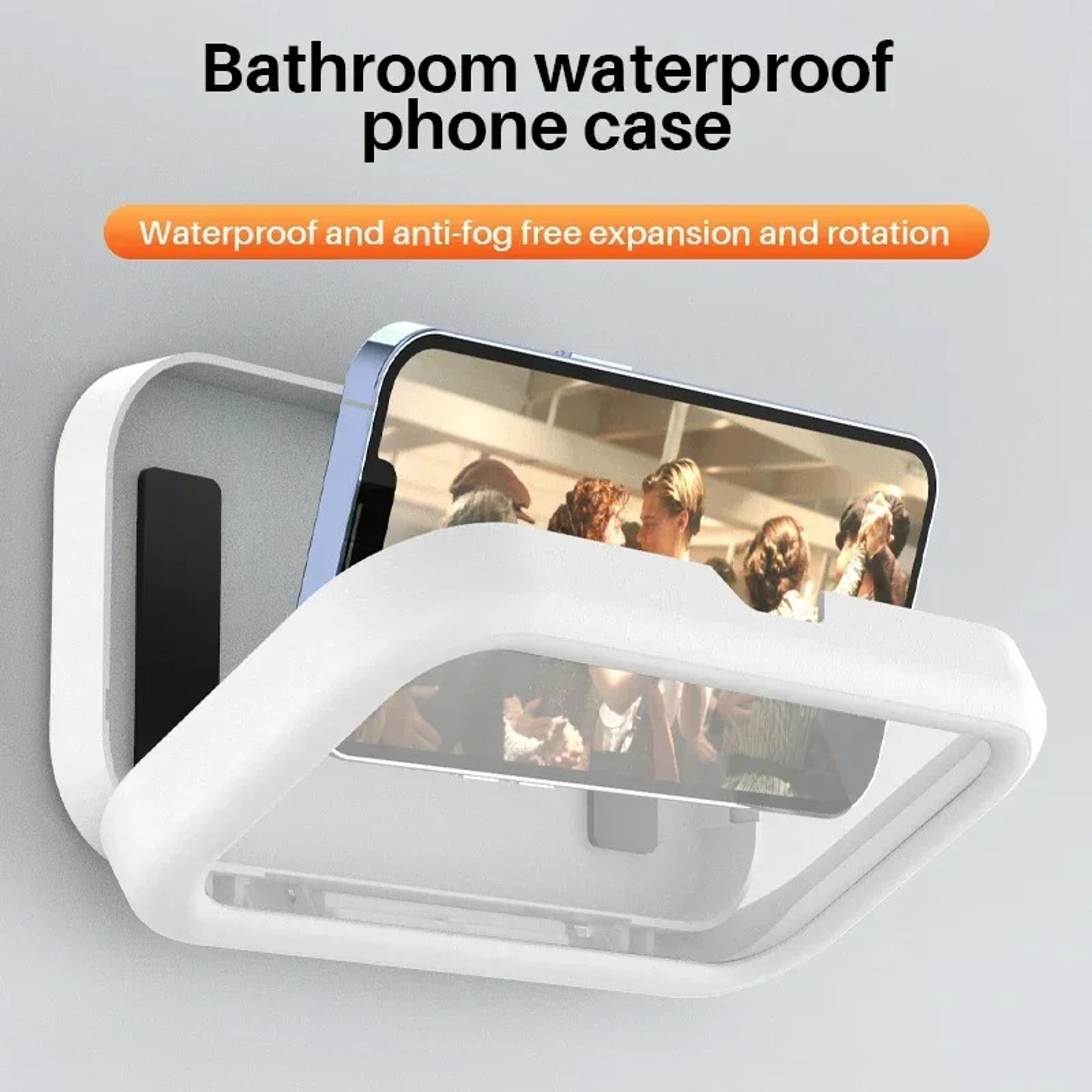 Shower phone holder for all smartphones