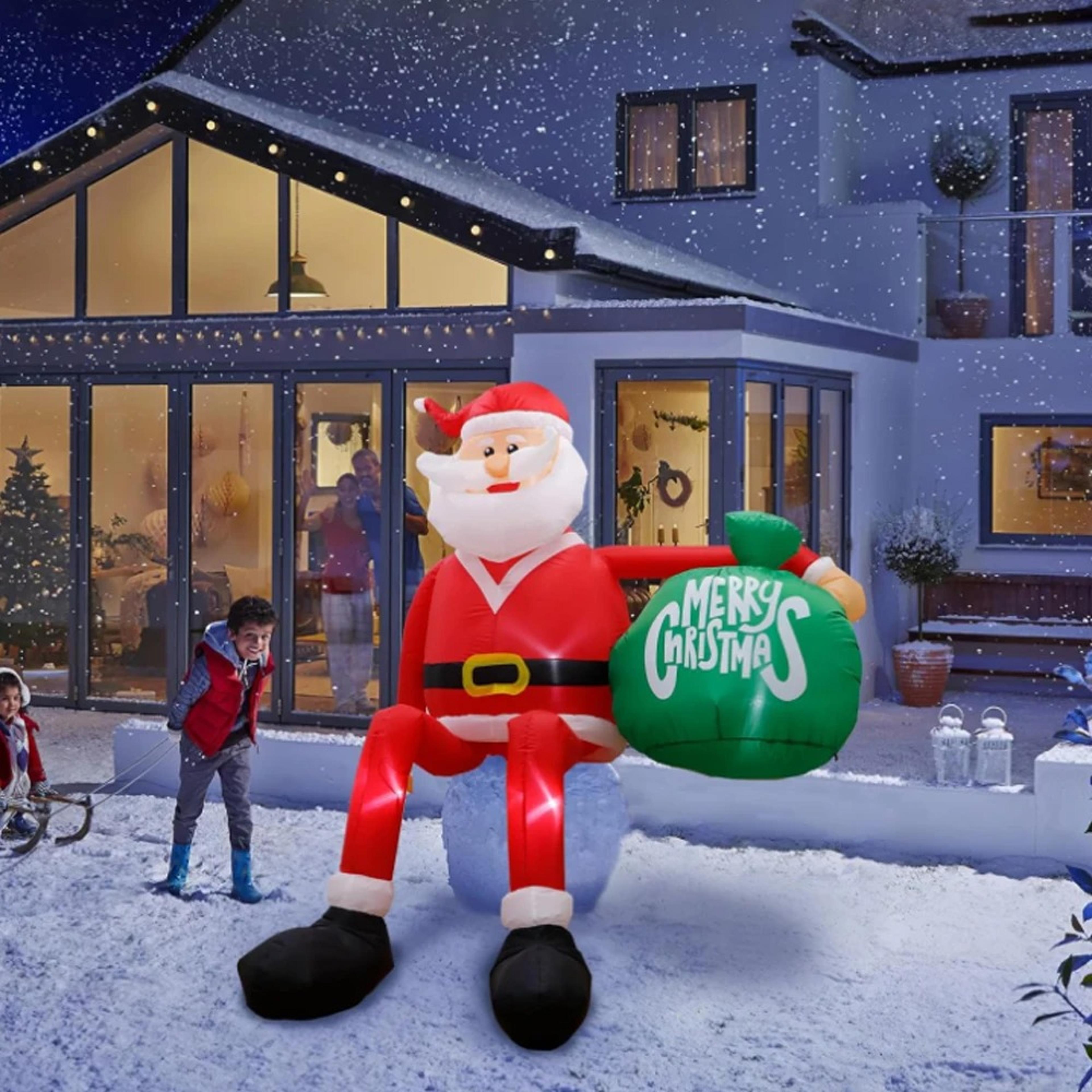 LED Santa Yard Decorations