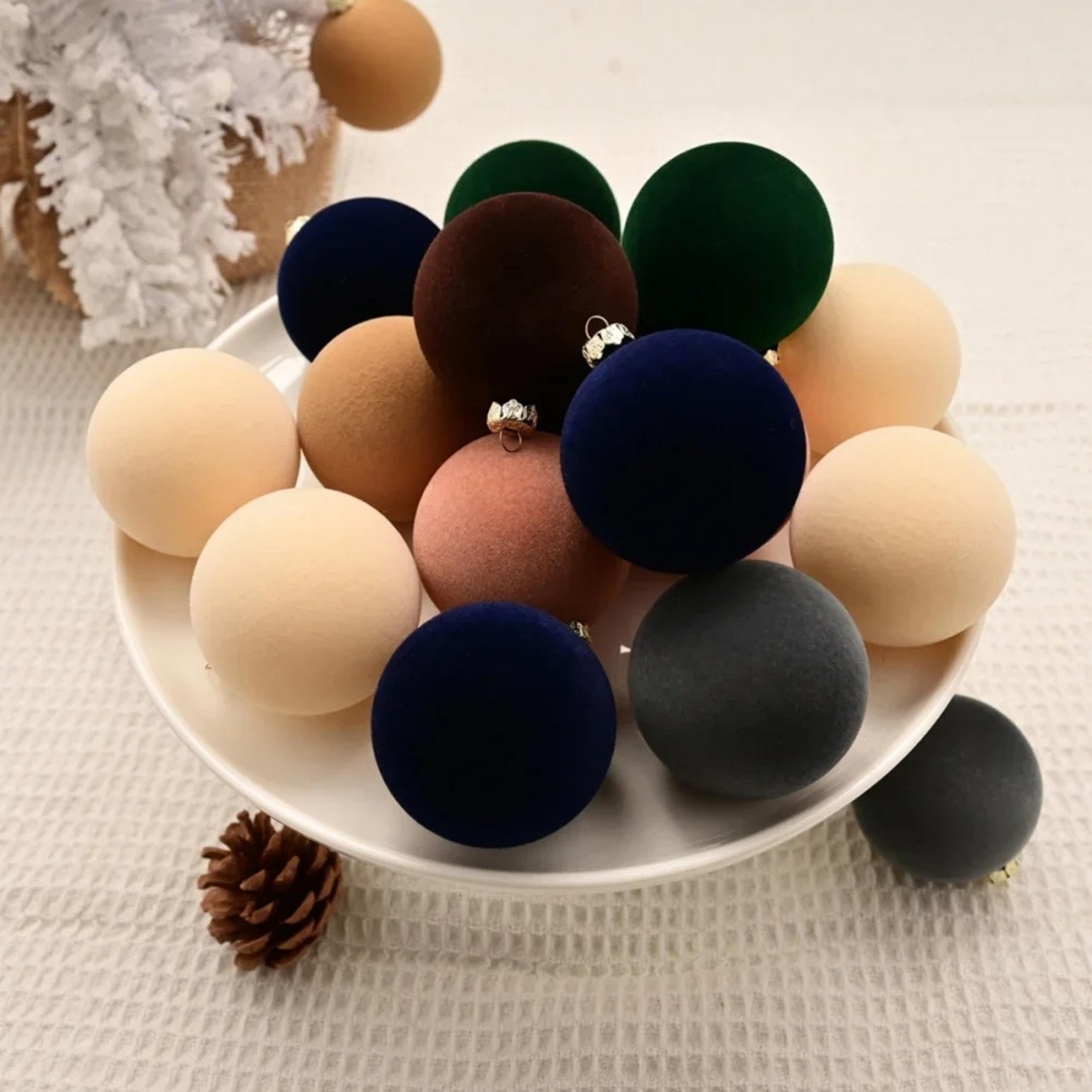 Soft Velvet Christmas Pendant Ornaments for Tree