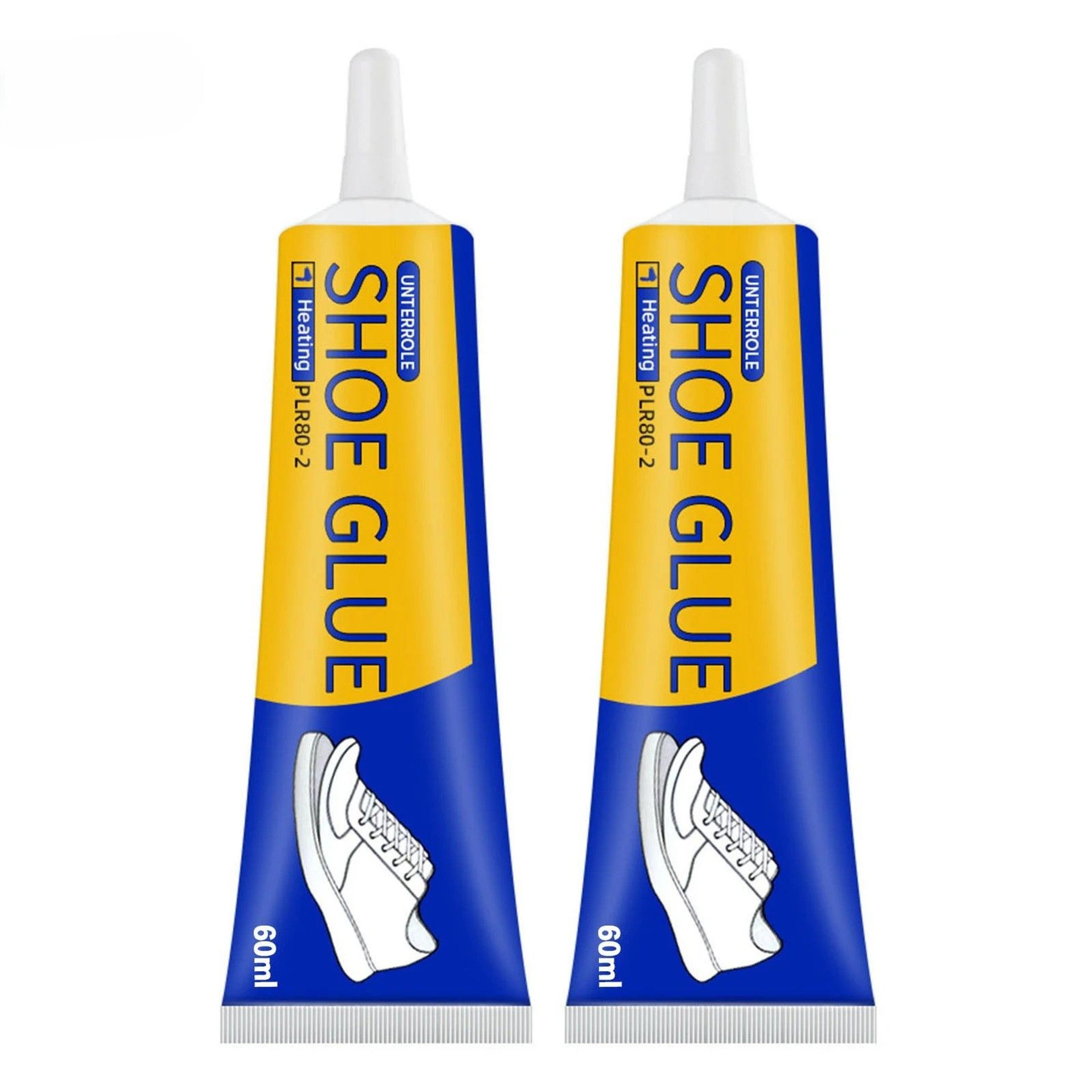 Transparent shoe glue for seamless repair