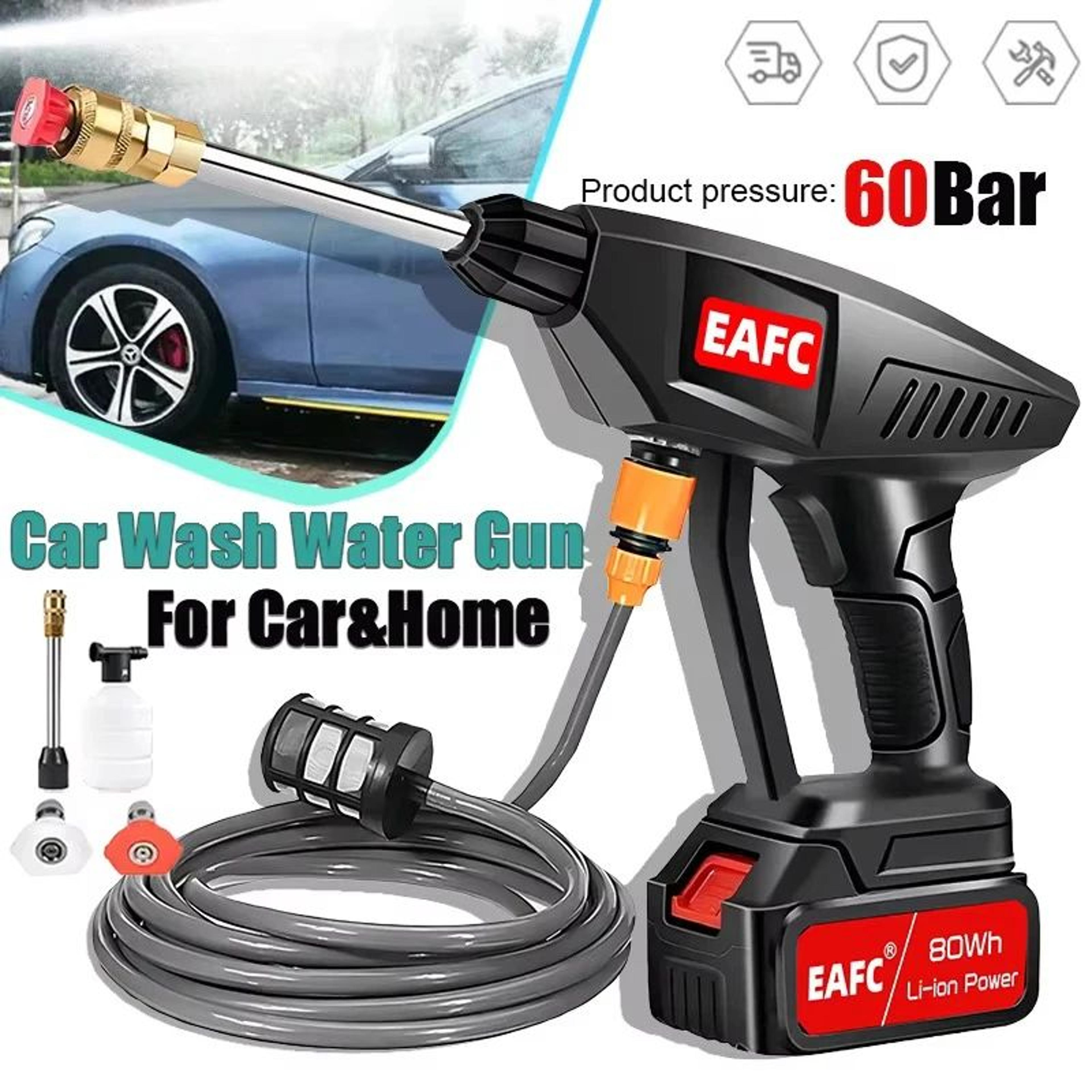 Cordless Portable High Pressure Spray Water Gun 2