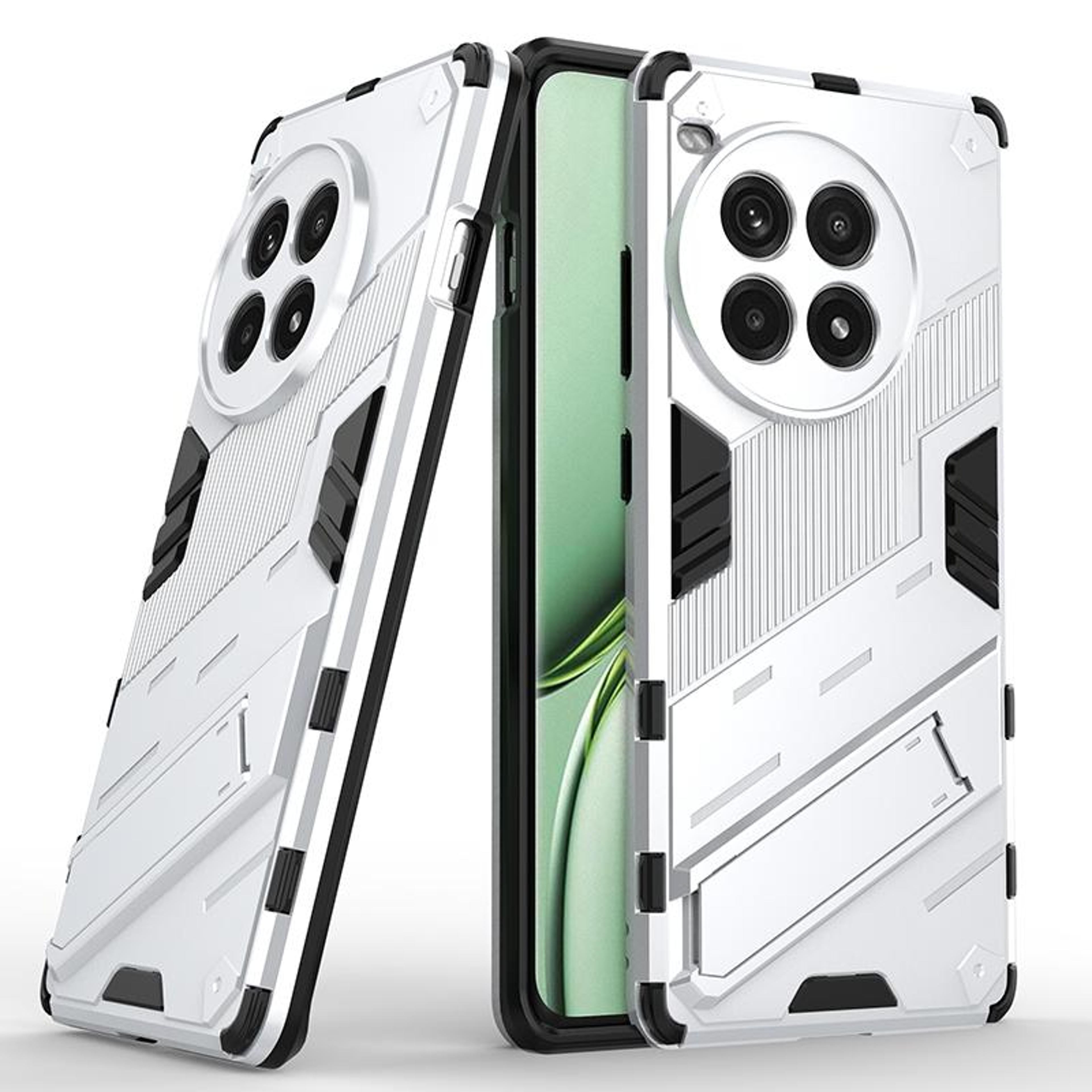 Rugged Shockproof Armor Case With Stand For OnePlus Ace 3 Pro 5G 4