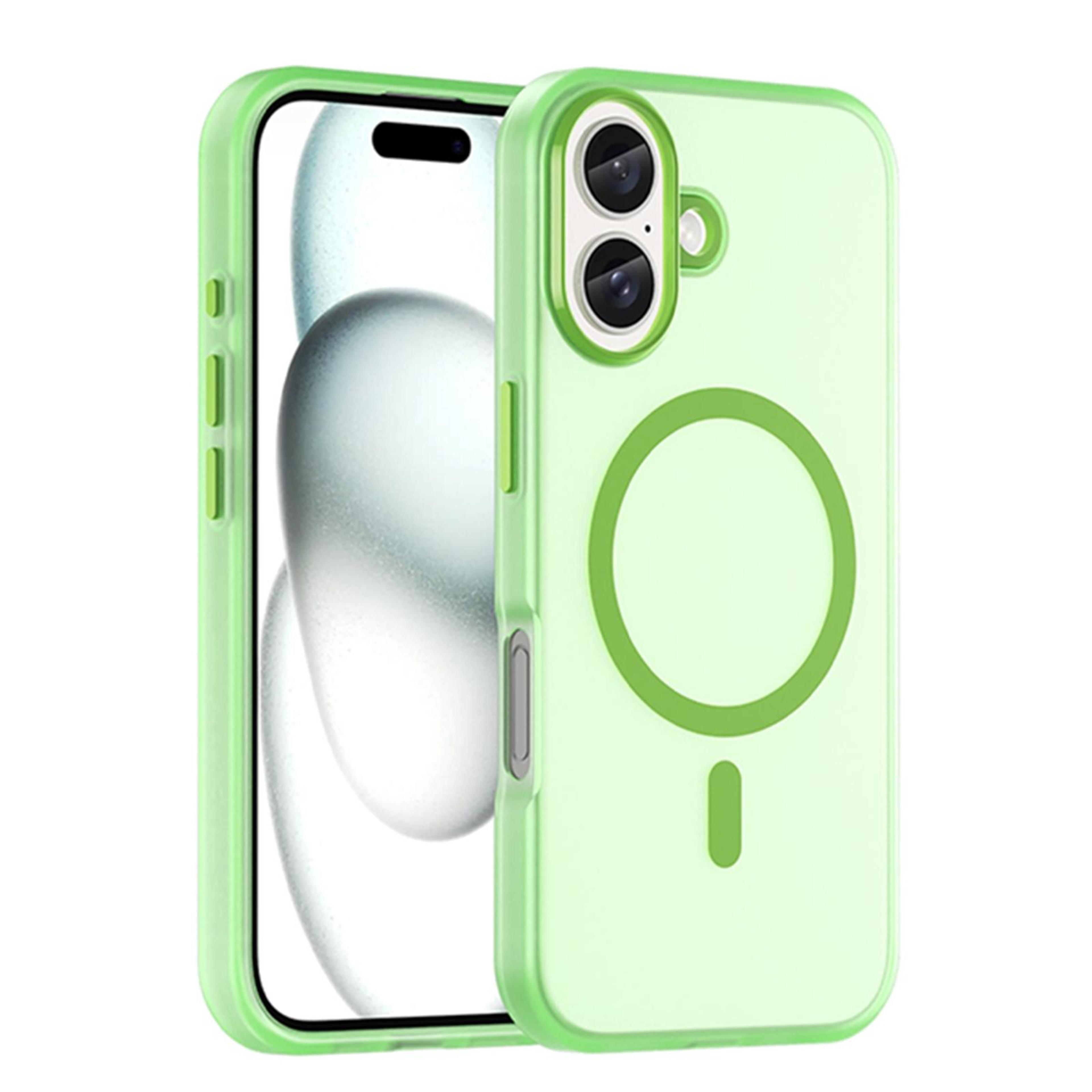 MagSafe Frosted Translucent TPUPC Full Coverage Case For IPhone 16  16 Plus Protection 6