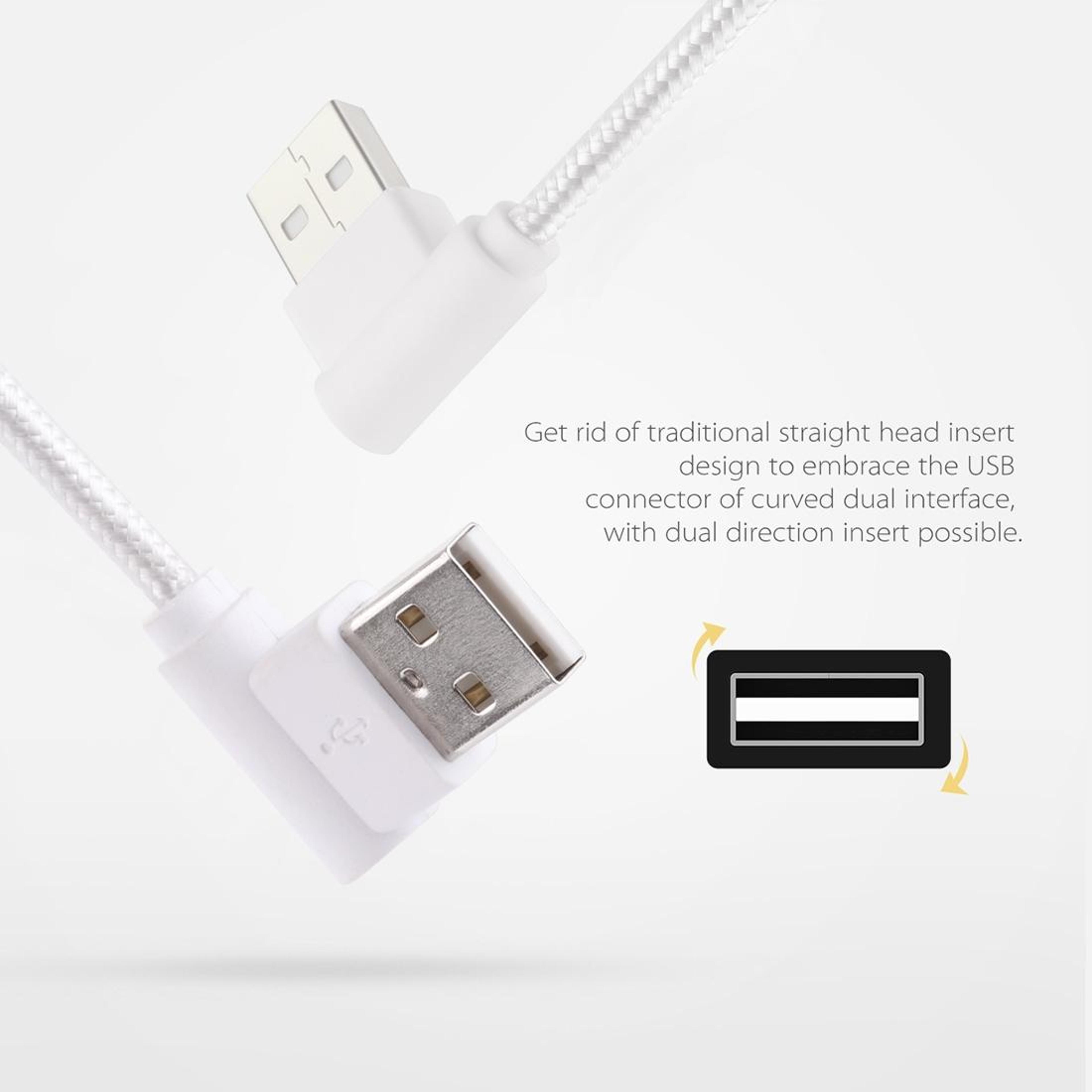 USBC 90 Degree Elbow Charging Cable 12m 2A Fast USB 31 TypeC Data Cable 4