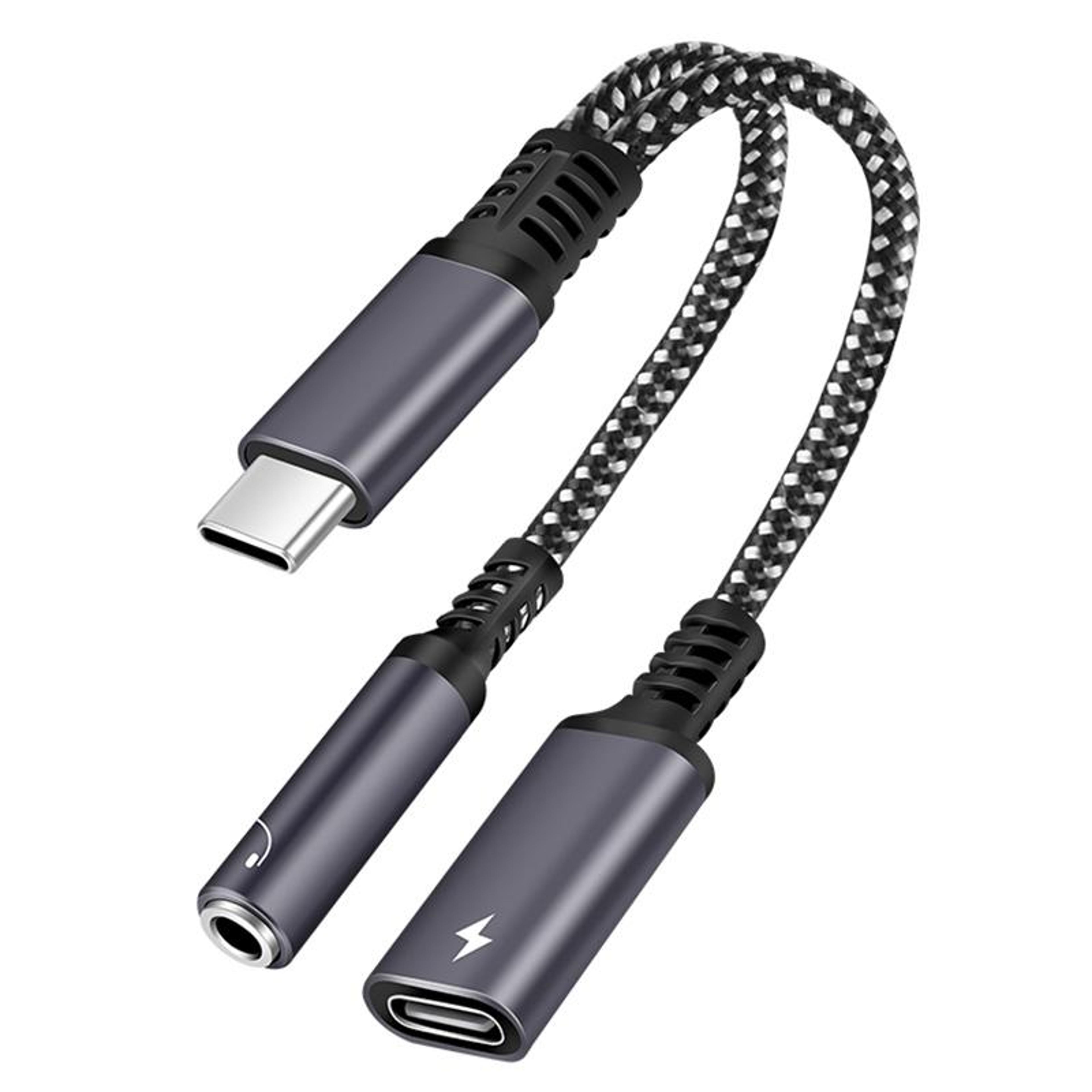 USBC Audio Adapter With 60W PD Fast Charging And 35mm Headphone Jack 4