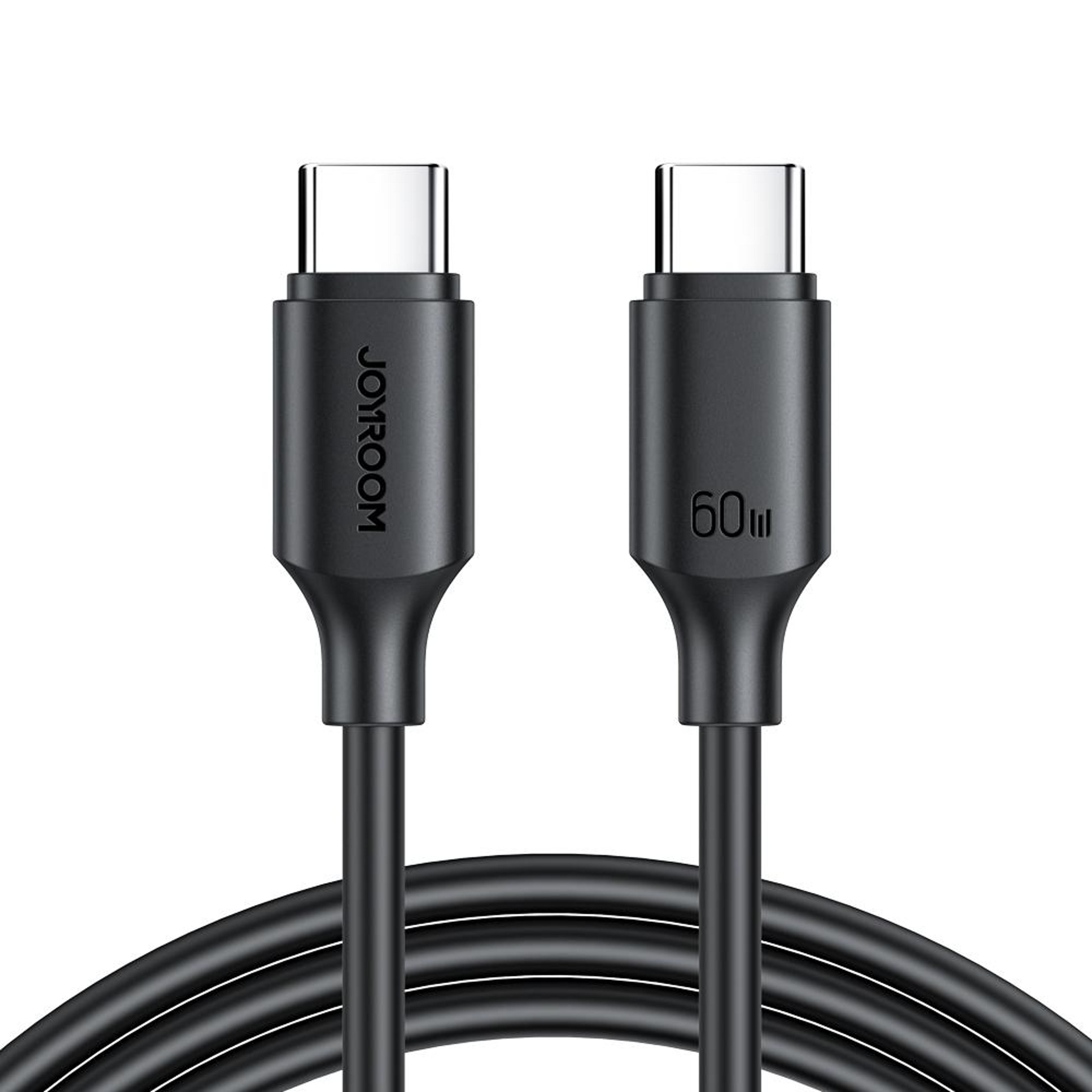 60w usb-c fast charging cable 1m durable type-c to type-c data sync cord