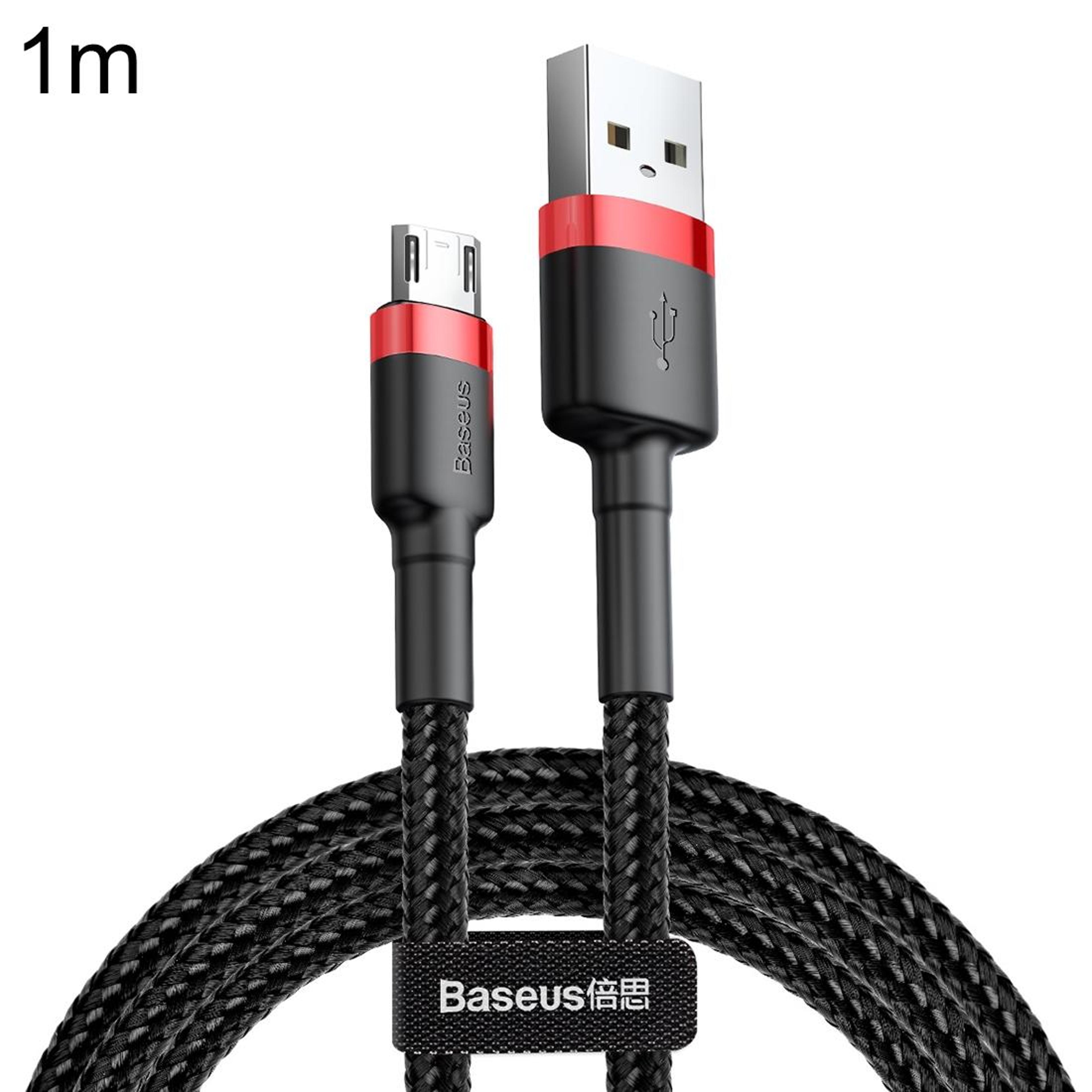 Baseus Braided Micro USB Charging Cable 1m Fast 24A Durable Sync 17