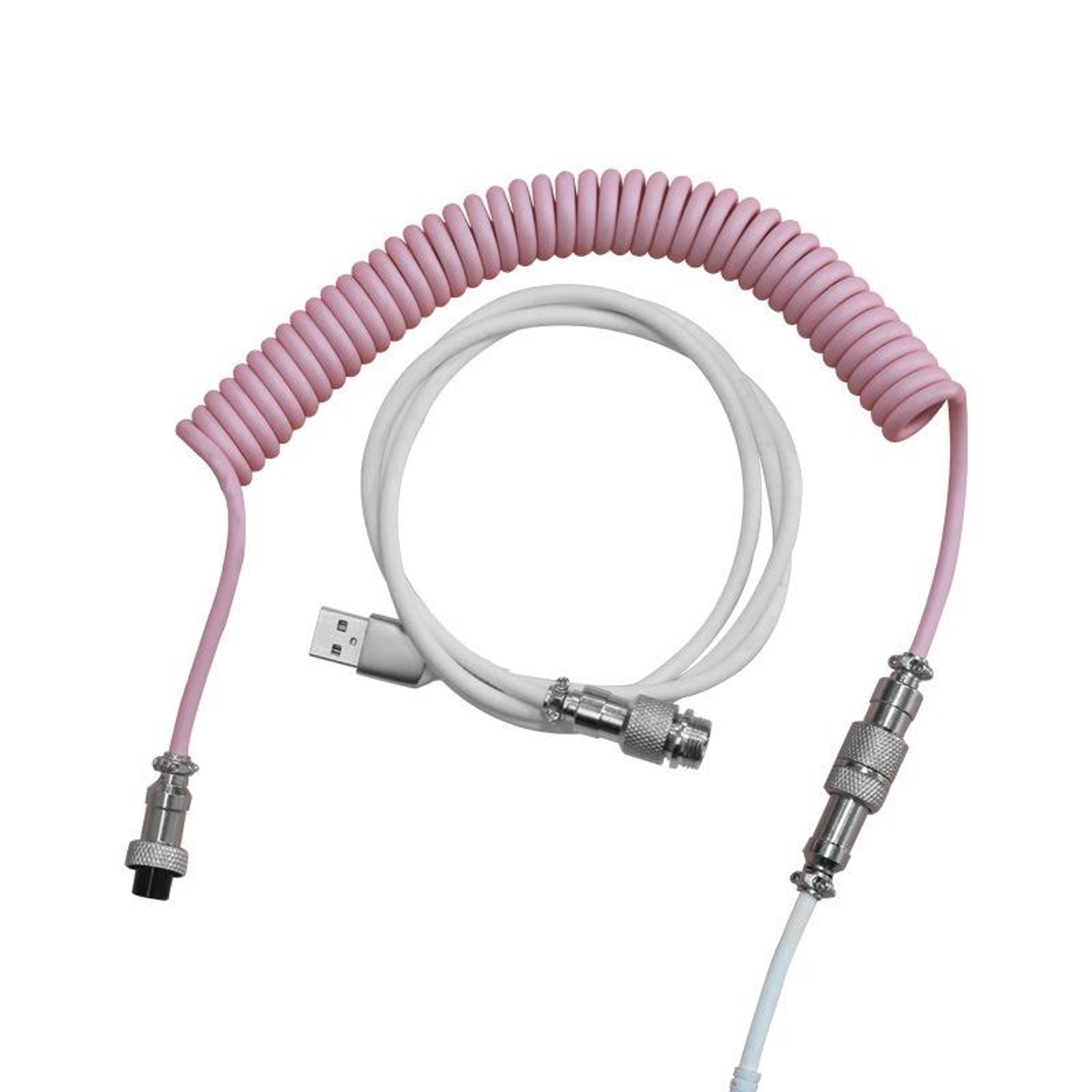 Ajazz AL60 23M USBC Coiled Keyboard Cable With Aviator Connector For Mechanical Keyboards 1