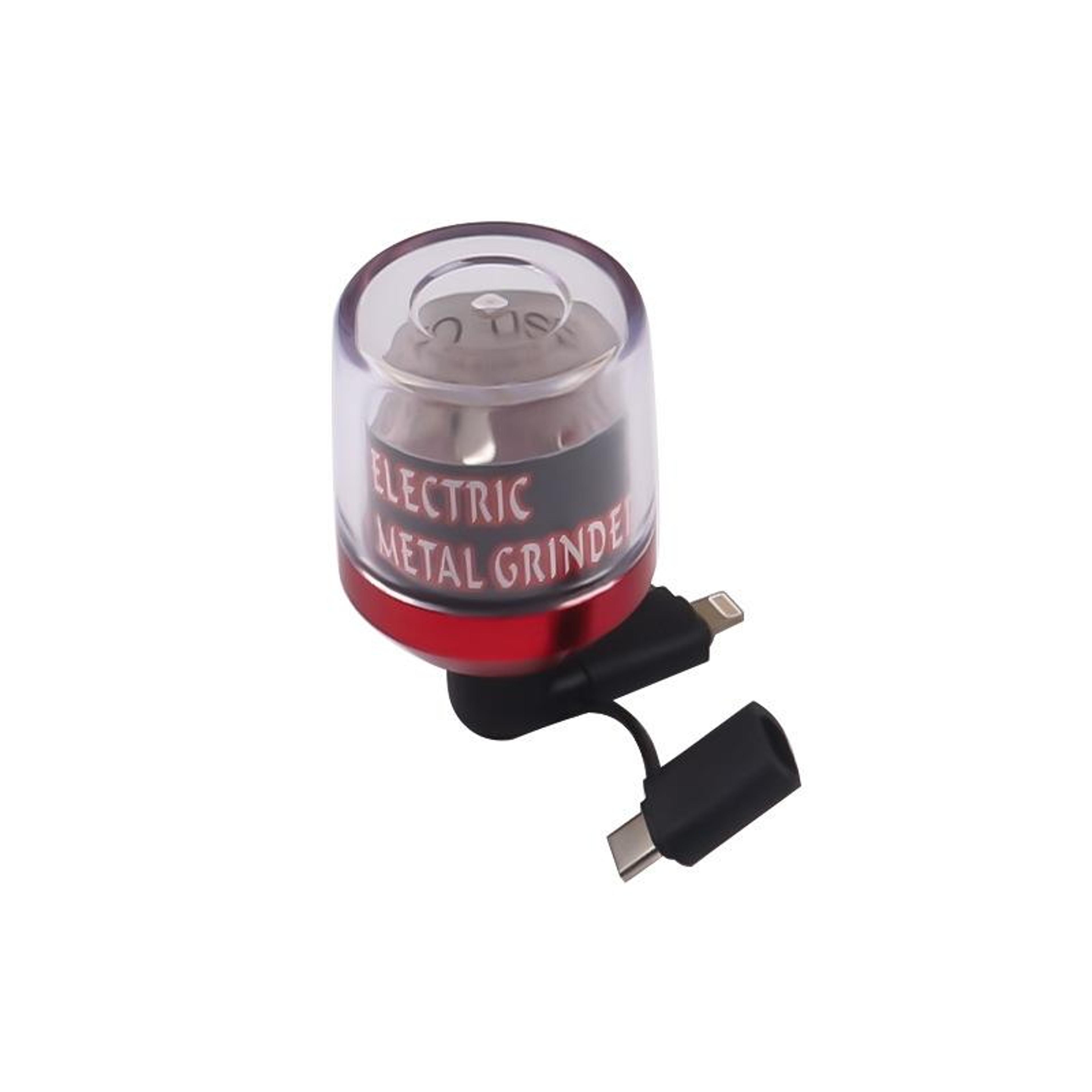 Portable USB Electric Herb  Tobacco Grinder Fast Rechargeable Spice Crusher 2