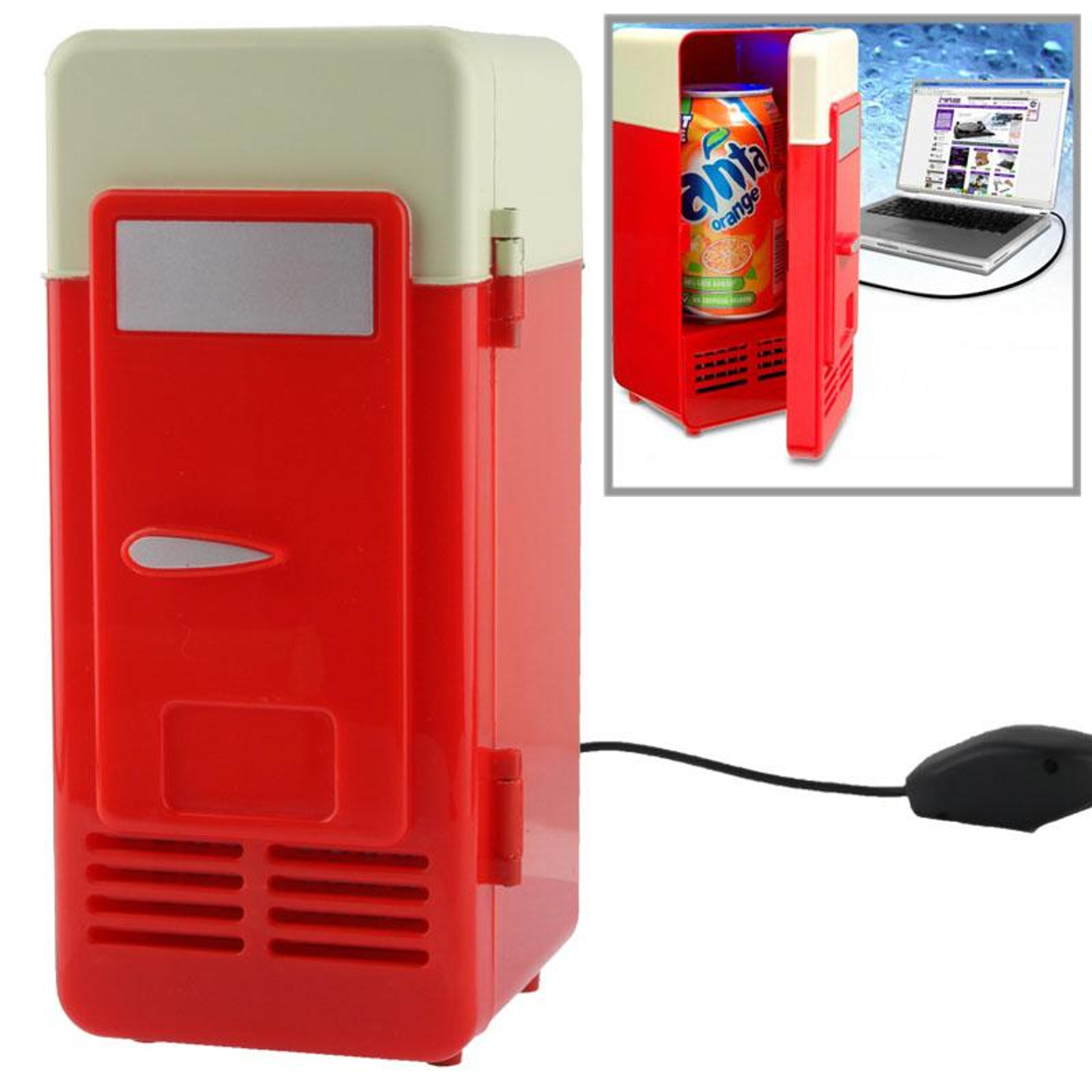 USB Mini Fridge Cooler  Warmer For Drinks  Portable USB Mini Fridge For Desk  Office Use 0