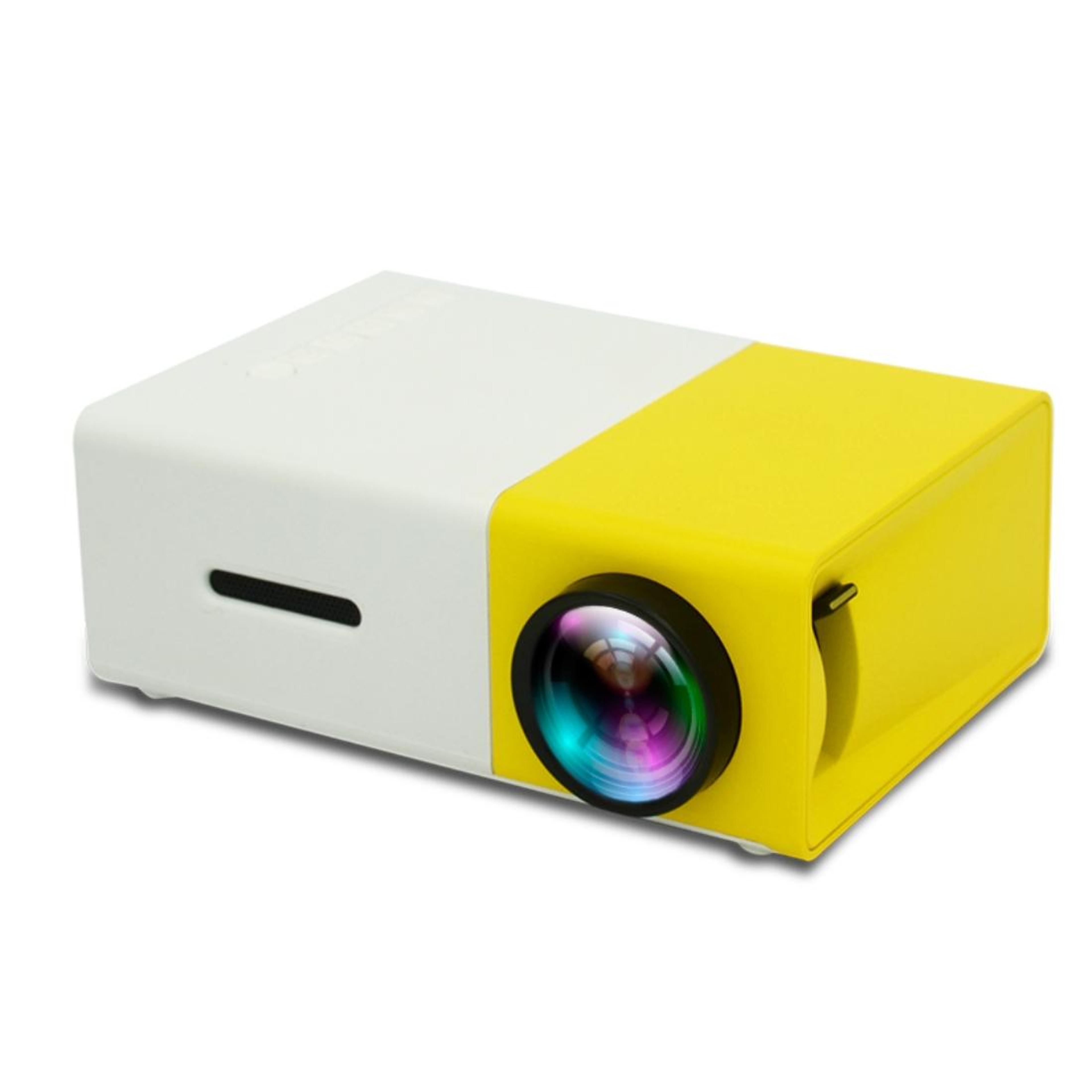 yg300 portable mini projector for home theater & kids learning with hdmi usb av support