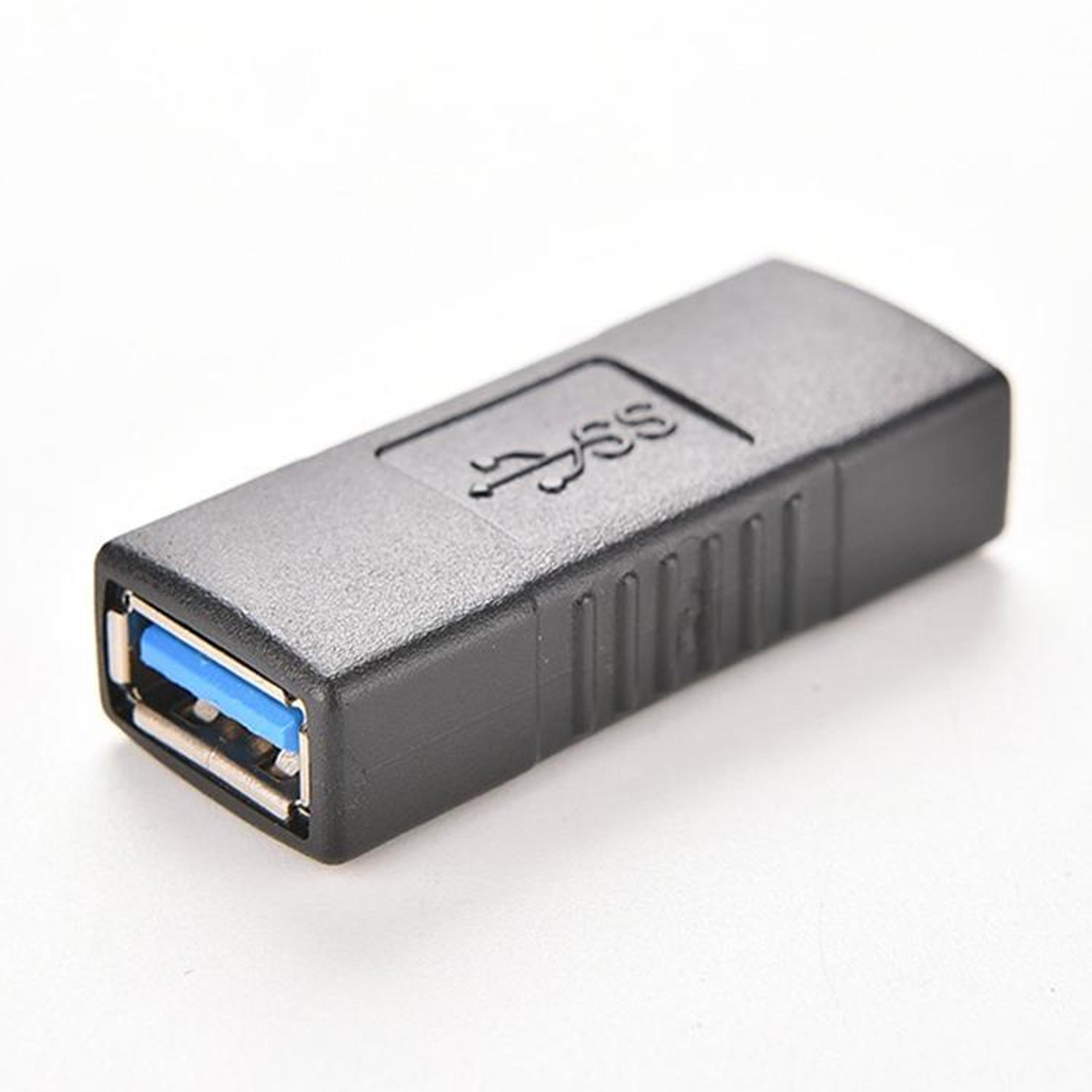 USB 30 Female To Female Coupler Adapter  HighSpeed USB Extension Connector For PC  Laptop 0