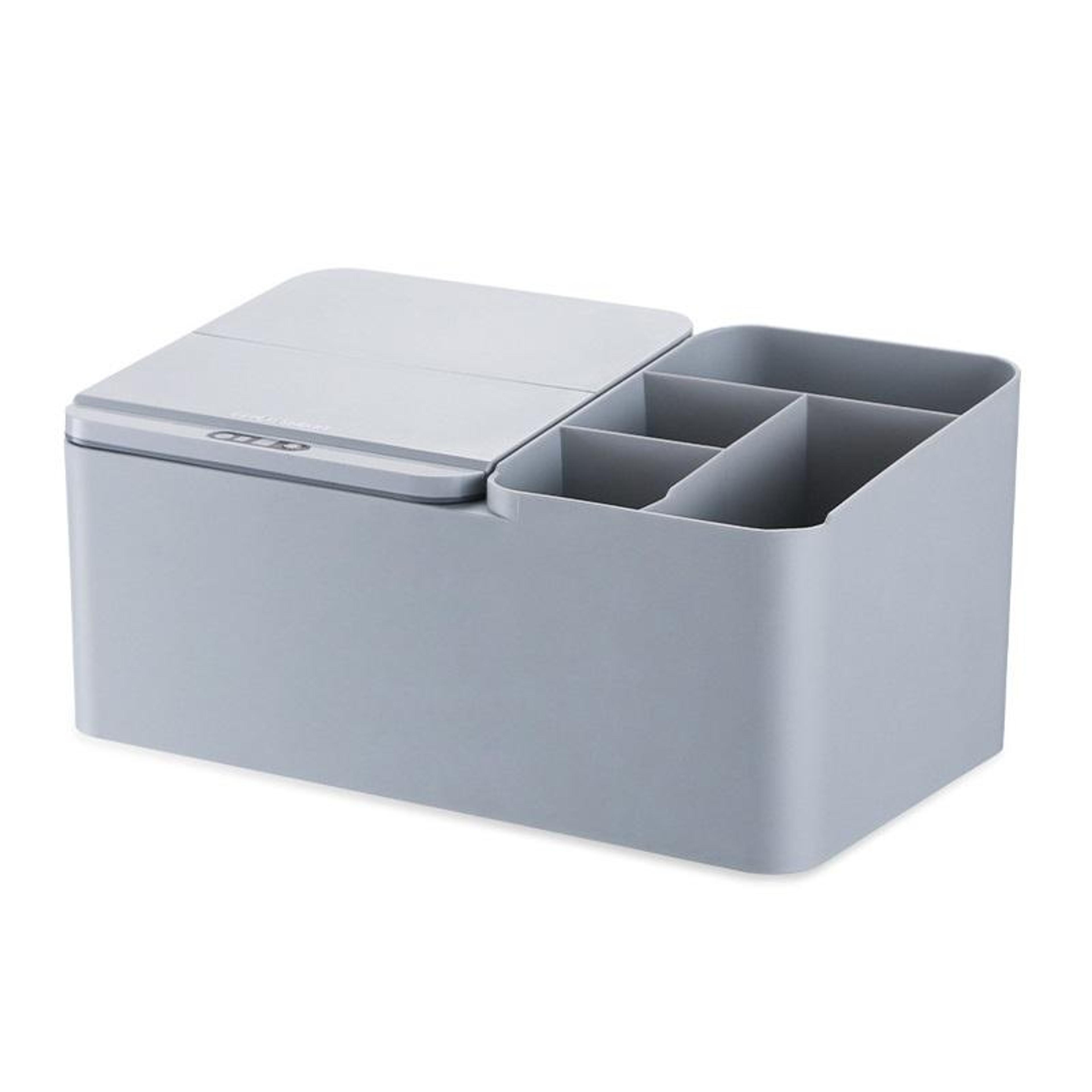 EXPED Smart Touchless Desktop Organizer Box With USB Charging  Automatic Sensor Lid 0