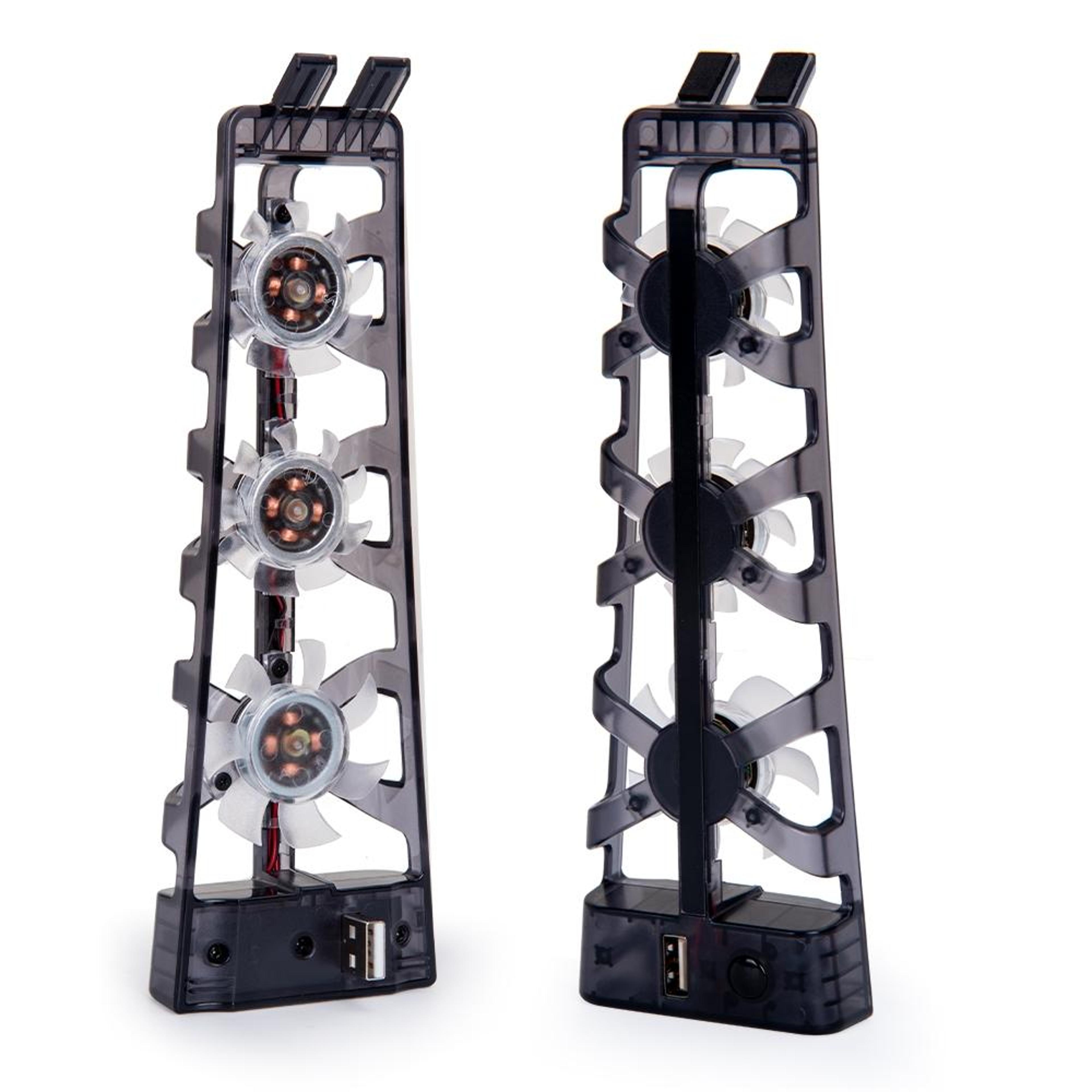 DOBE PS5 Cooling Fan Attachment With LED Triple Fan Rear Console Cooler For PlayStation 5 1