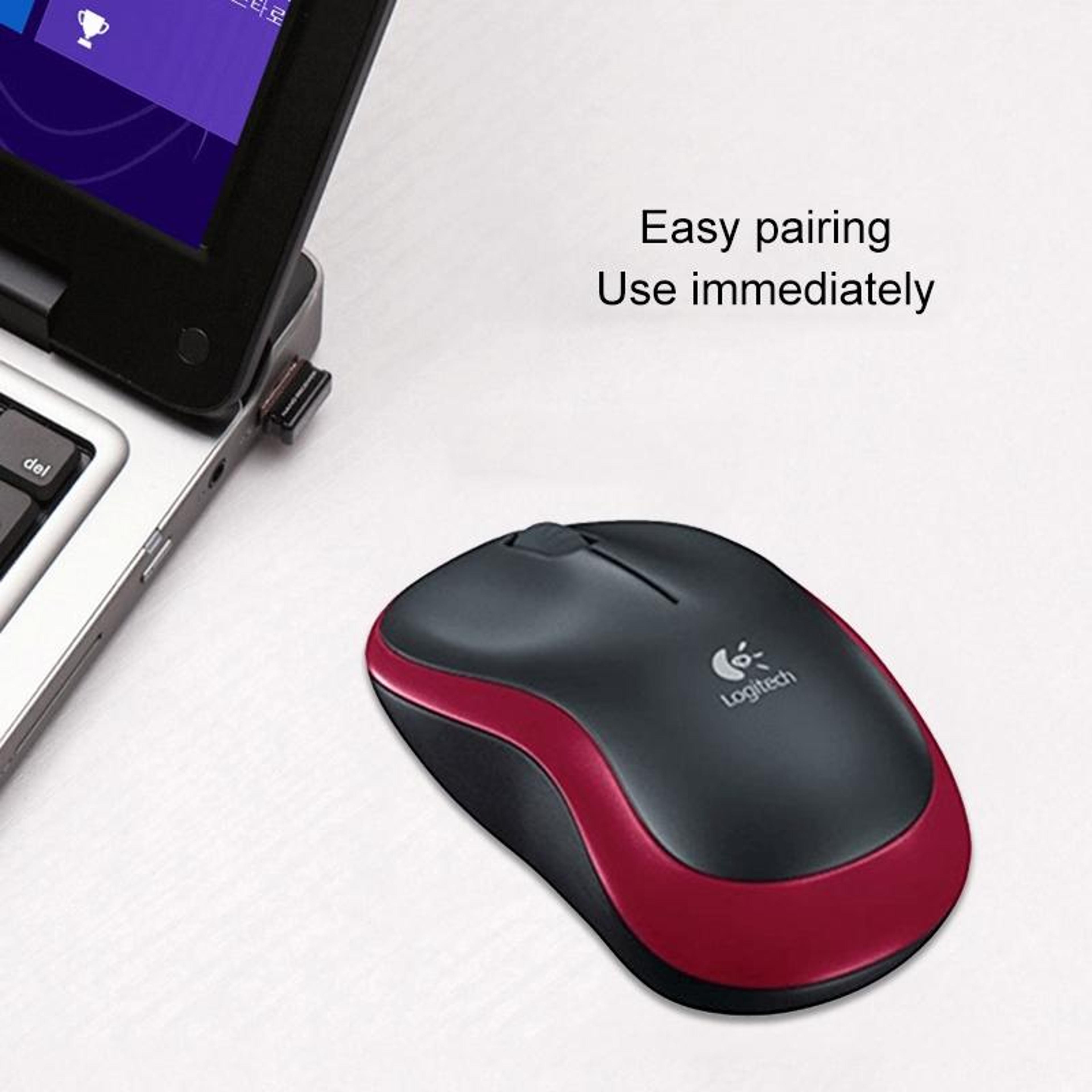 Logitech M185 Wireless Mouse With USB Nano Receiver 1000 DPI Optical Mouse For PC  Laptop 6