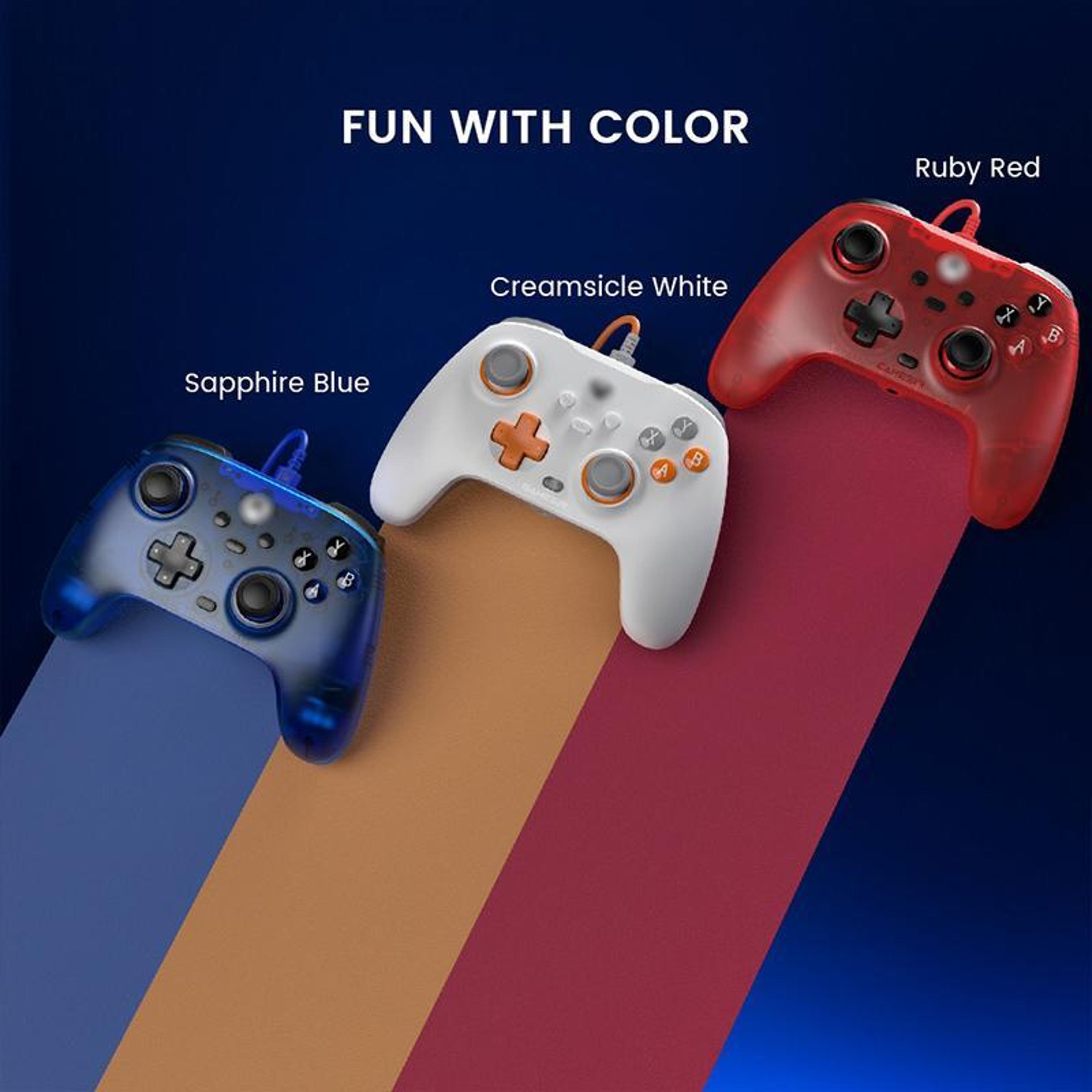 GameSir T7 Wired Xbox Controller With Hall Effect Joysticks For PC Steam And Xbox Series X S Red 9