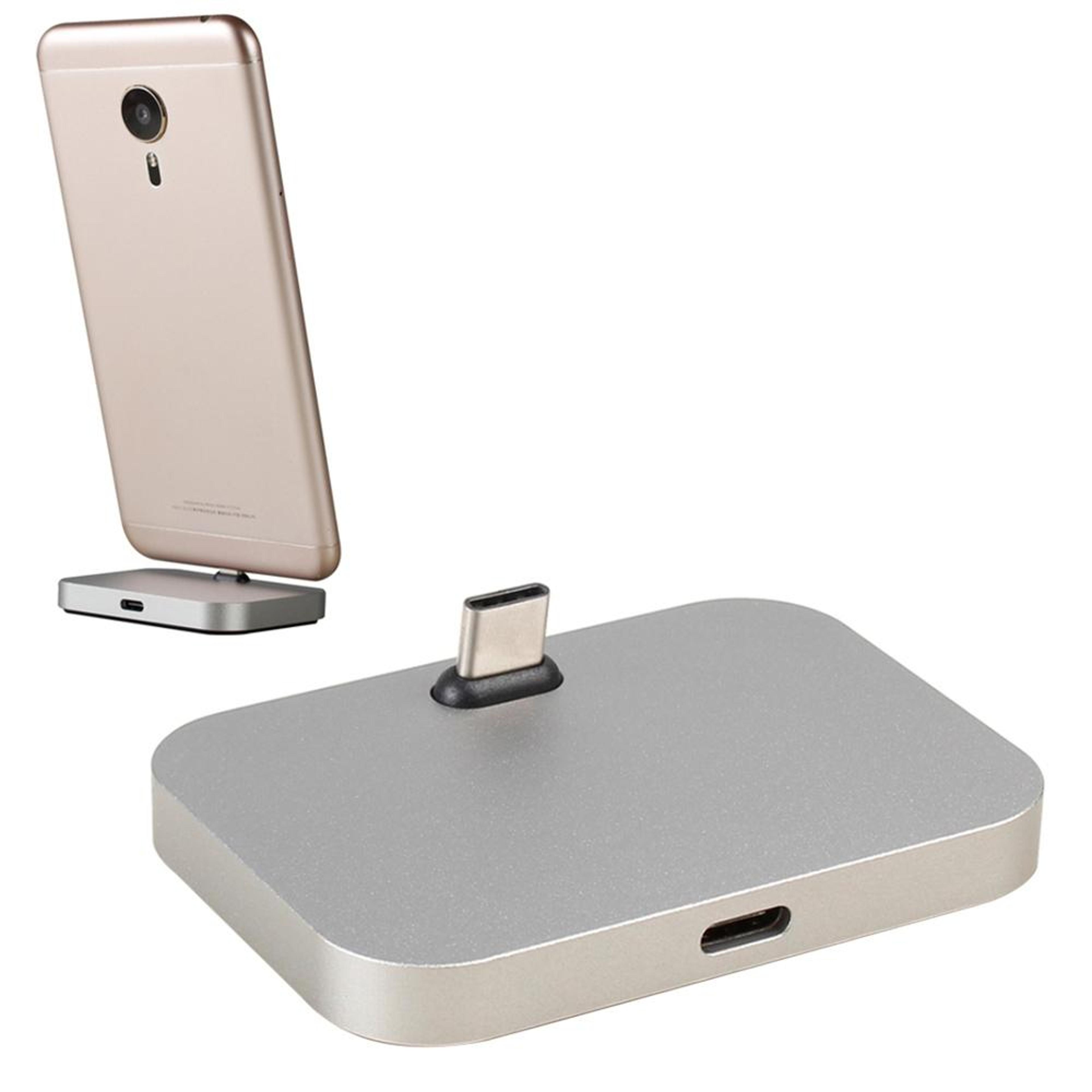 USB C Charging Dock Aluminum Desktop Phone Charger Type C Charging Stand 9