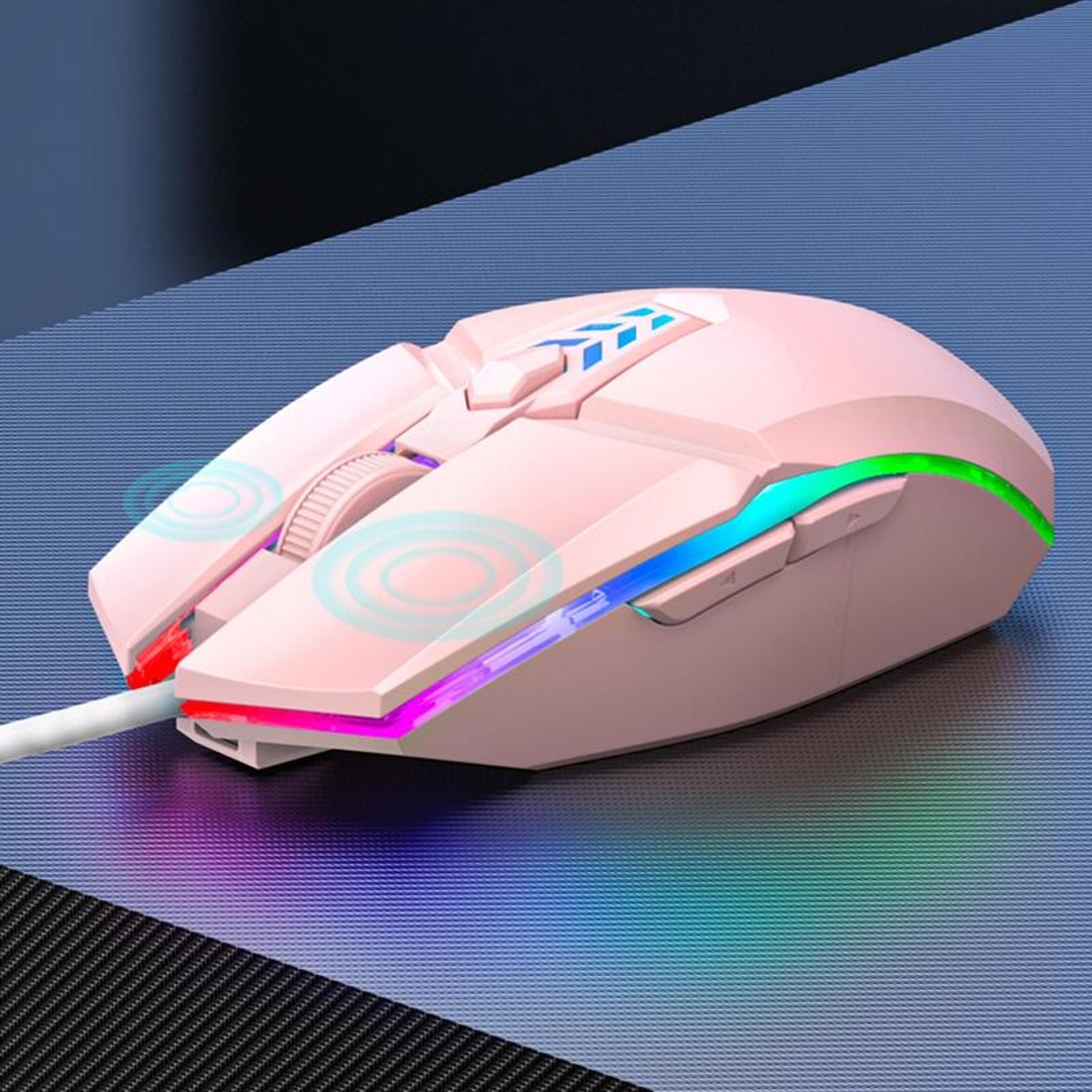 s700 usb wired gaming mouse with rgb lights 1600 dpi ergonomic computer mouse
