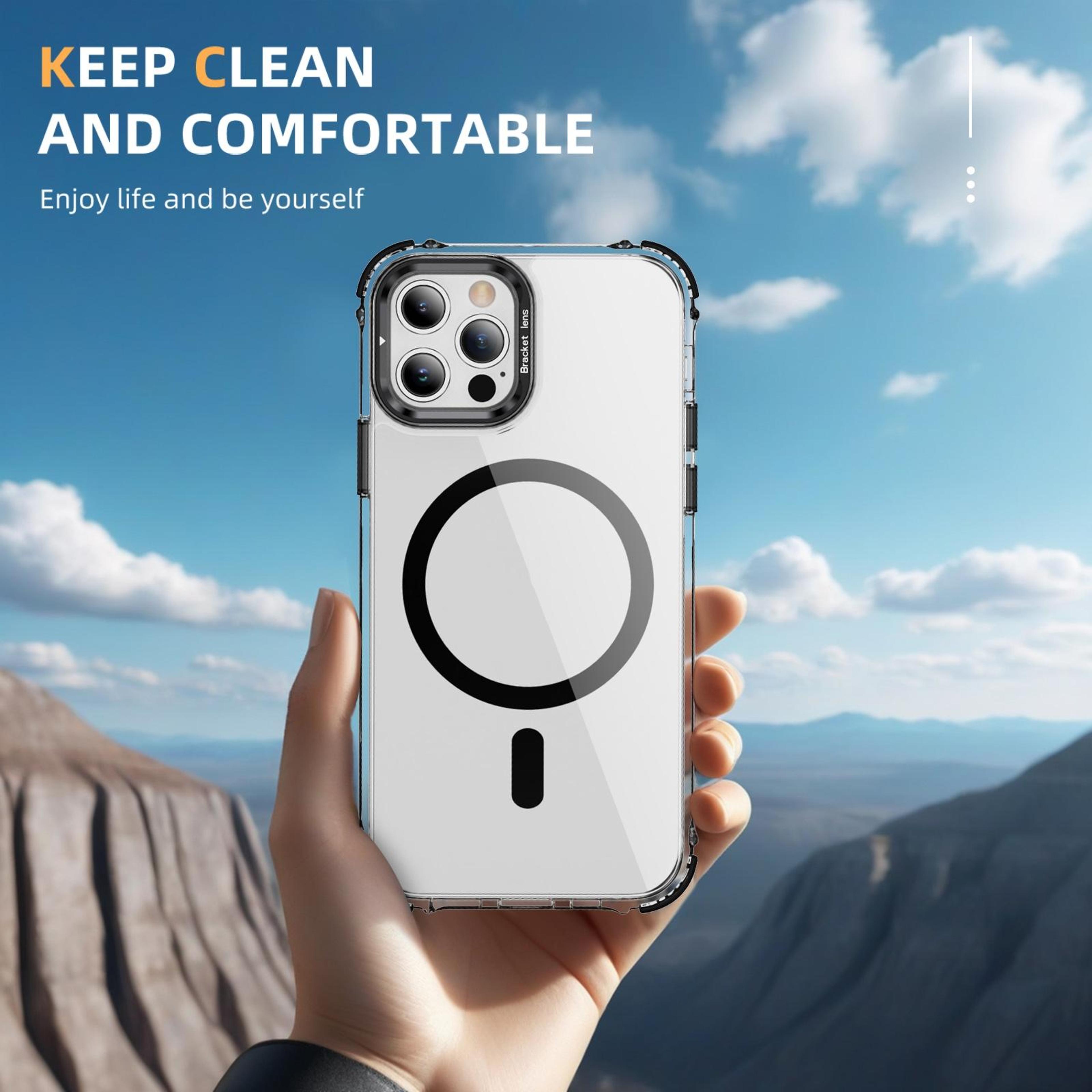 MagSafe IPhone Case Clear Rainbow Protective Cover With Camera Guard 1