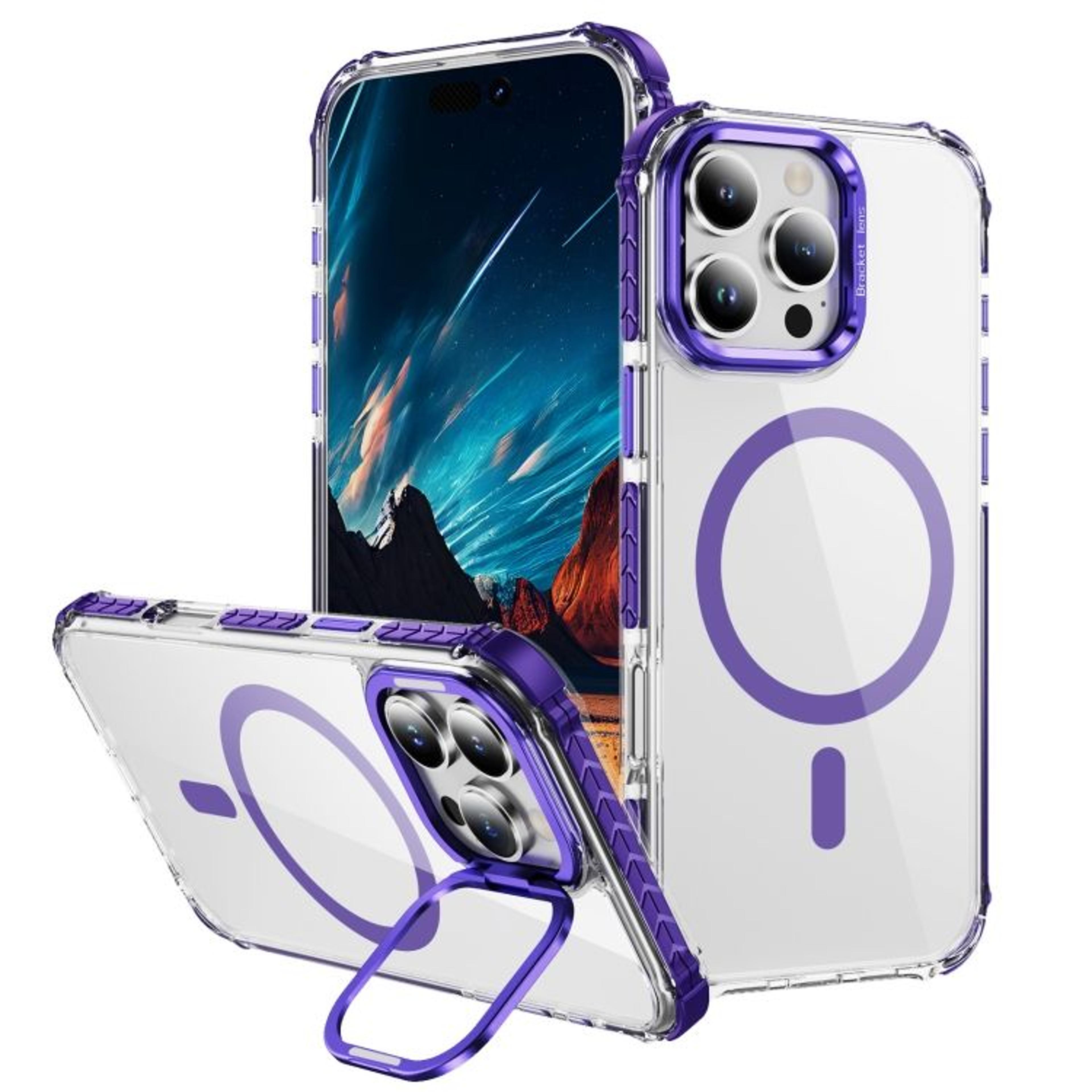 MagSafe IPhone Case Clear Rainbow Protective Cover With Camera Guard 12