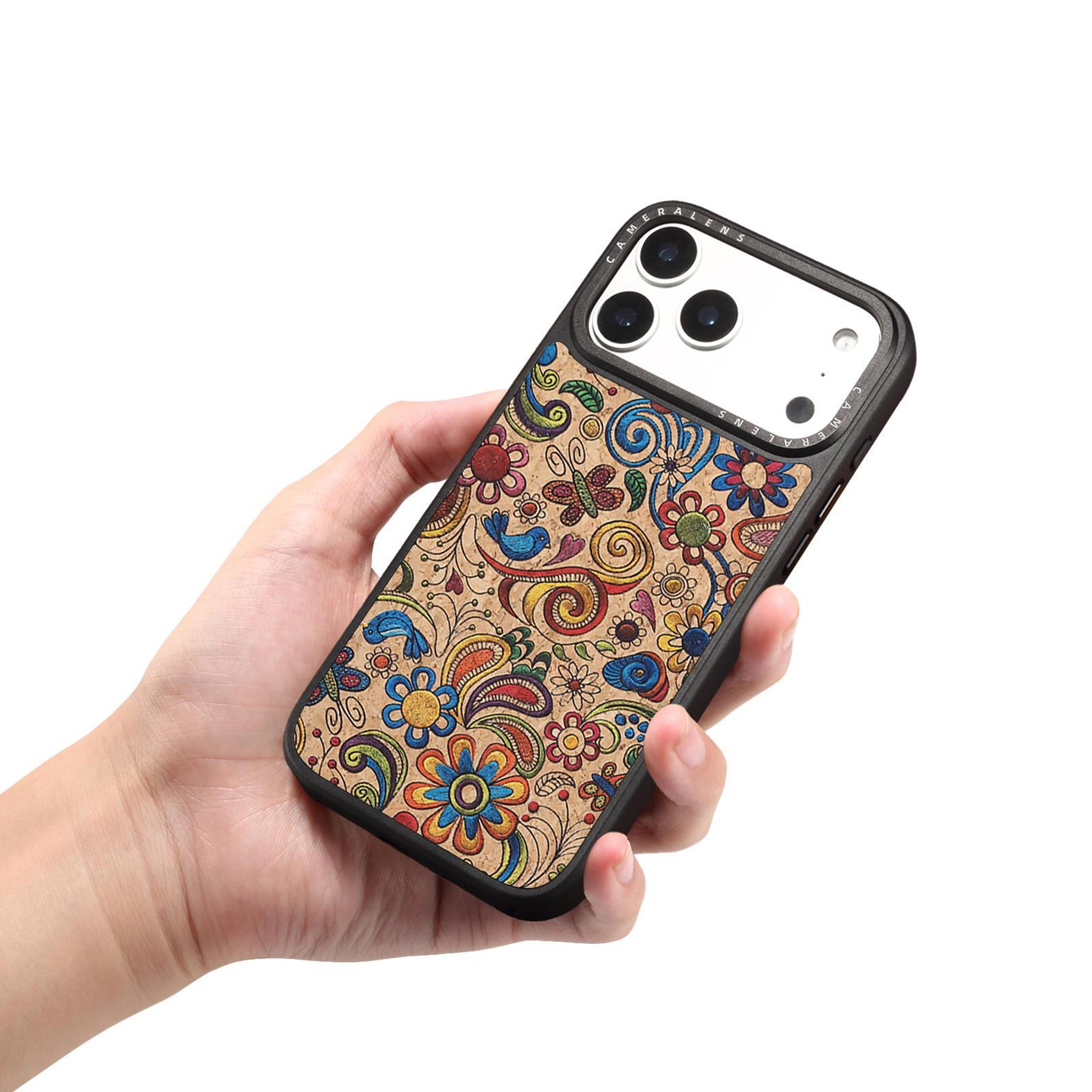 Denior Ethnic Embroidered IPhone 17 Pro Max Case With Magnetic Wireless Charging Protection 2