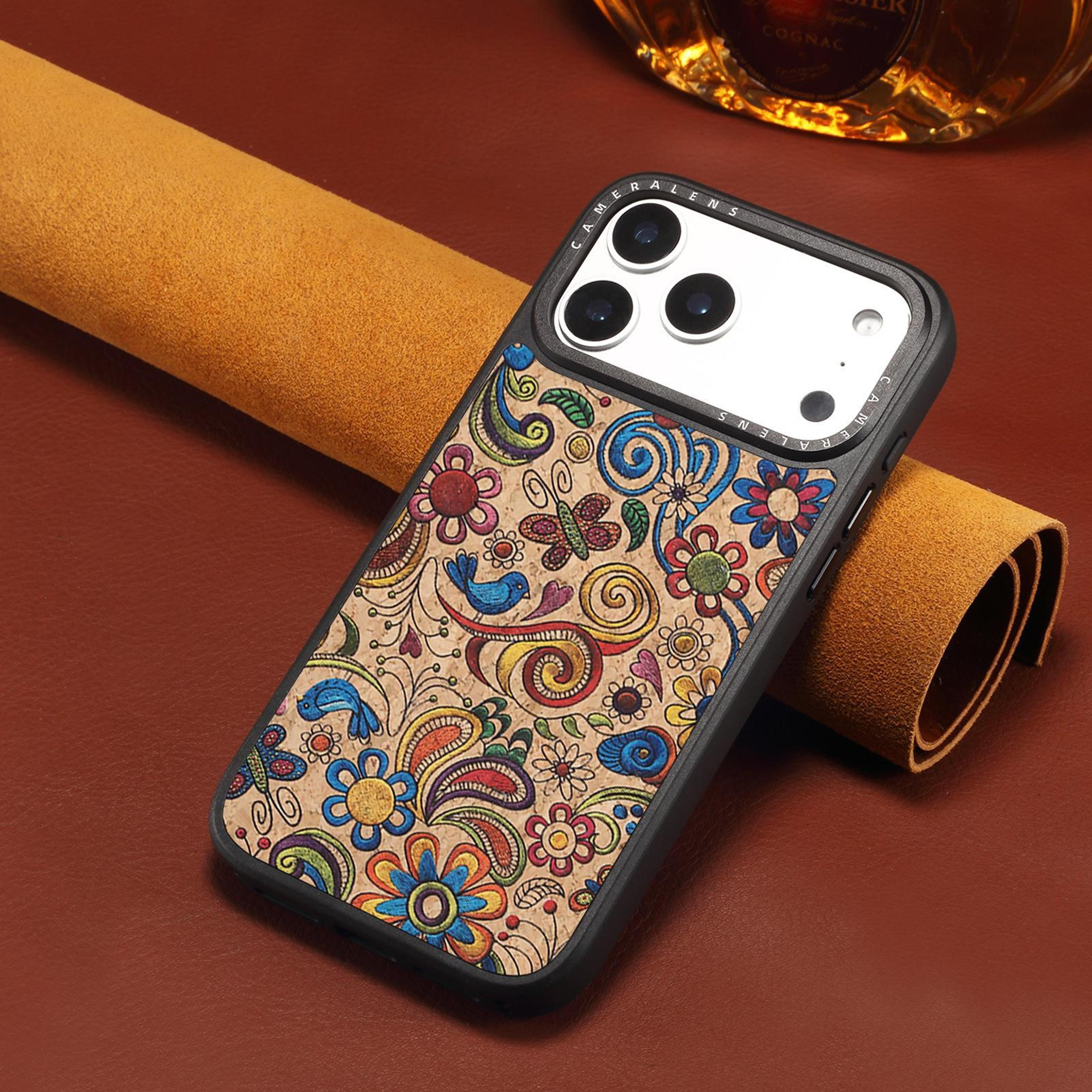 Denior Ethnic Embroidered IPhone 17 Pro Max Case With Magnetic Wireless Charging Protection 5