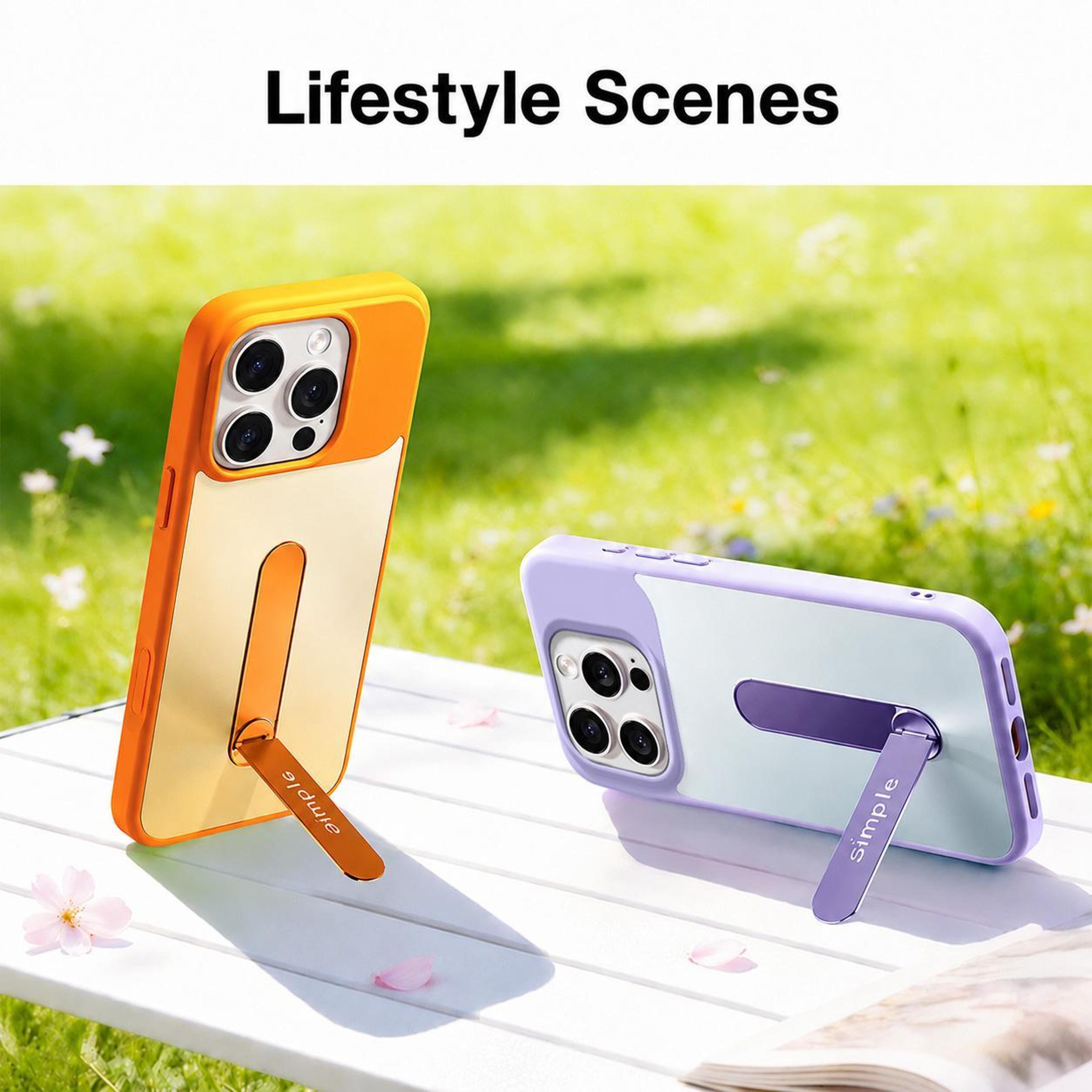 IPhone 16 Pro  Pro Max Magnetic Case With 360 Rotating Holder MagSafe Compatible Shockproof Cover 1