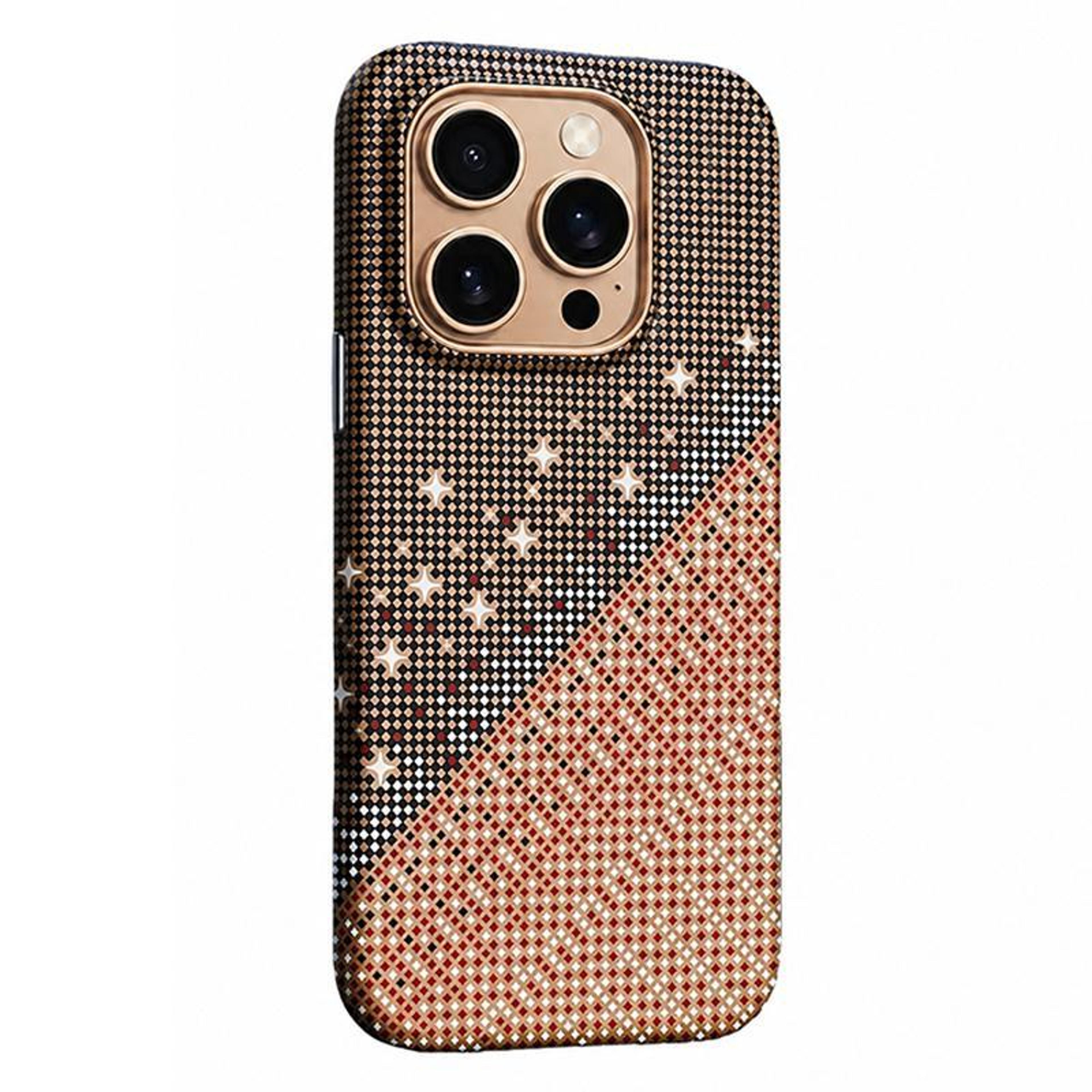 IPhone 16 Pro  Pro Max Magnetic TPU Shockproof Phone Case With Asterism Pattern 0