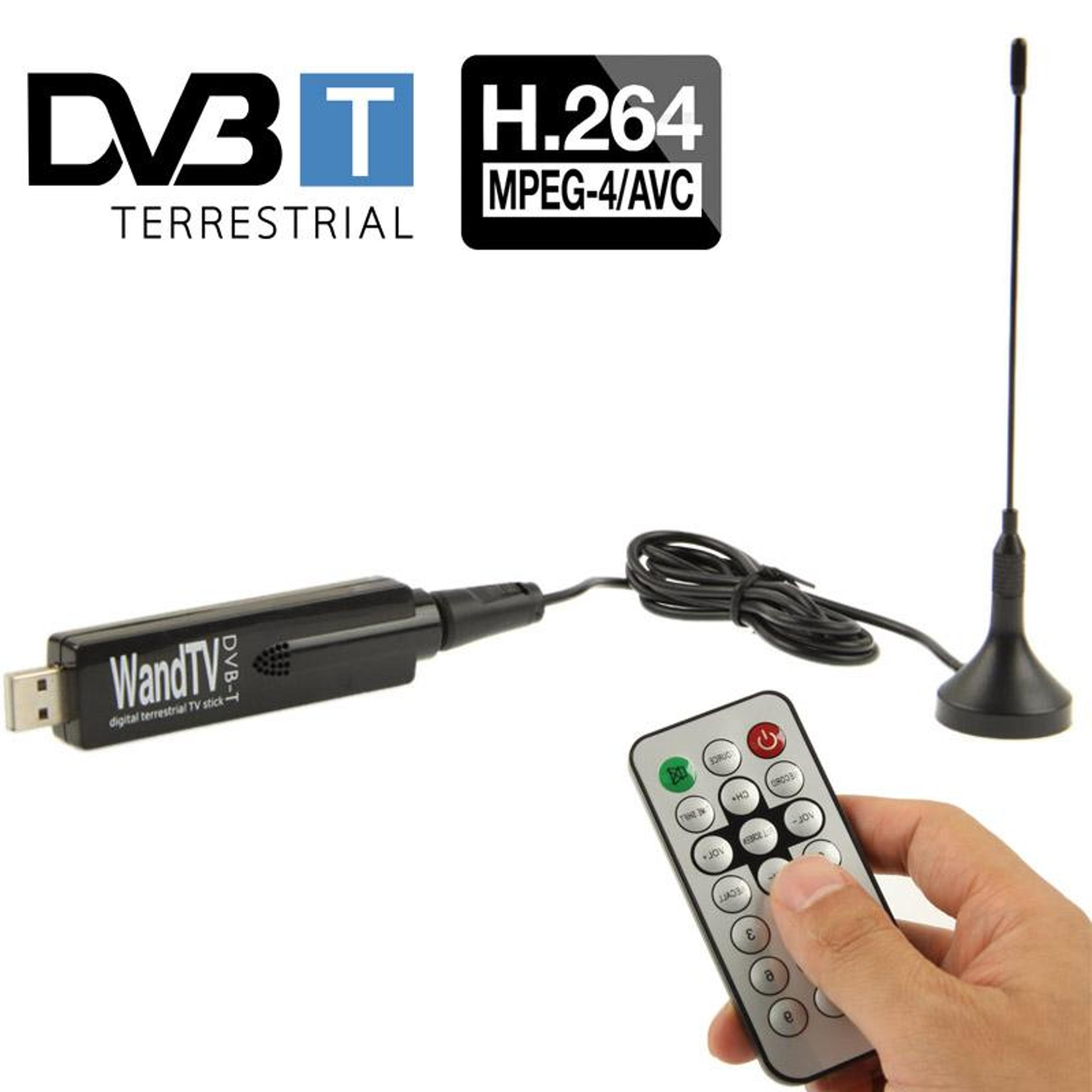 USB 20 DVB TV Tuner Stick With Digital TV Receiver FM AV Recording For PC 4