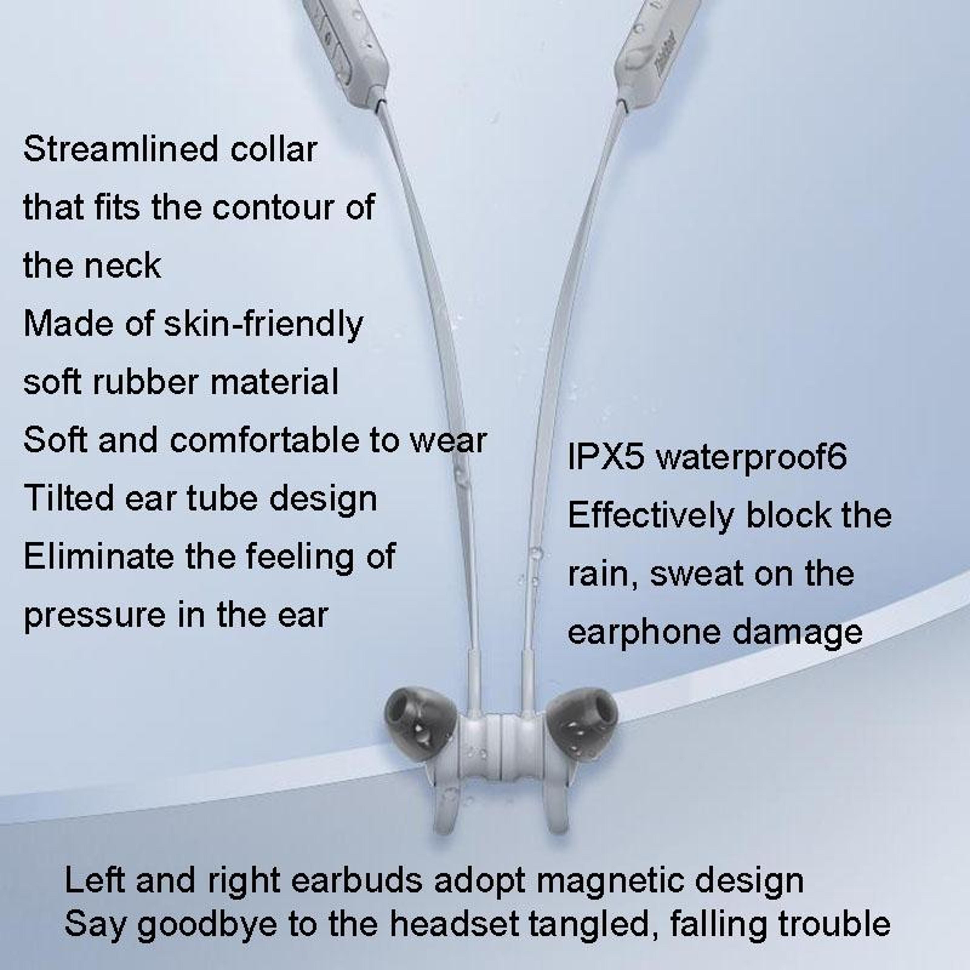 Lenovo ThinkBook UC100 Bluetooth Neckband Headset Dual Device Wireless Bluetooth Earphones With ENC 8