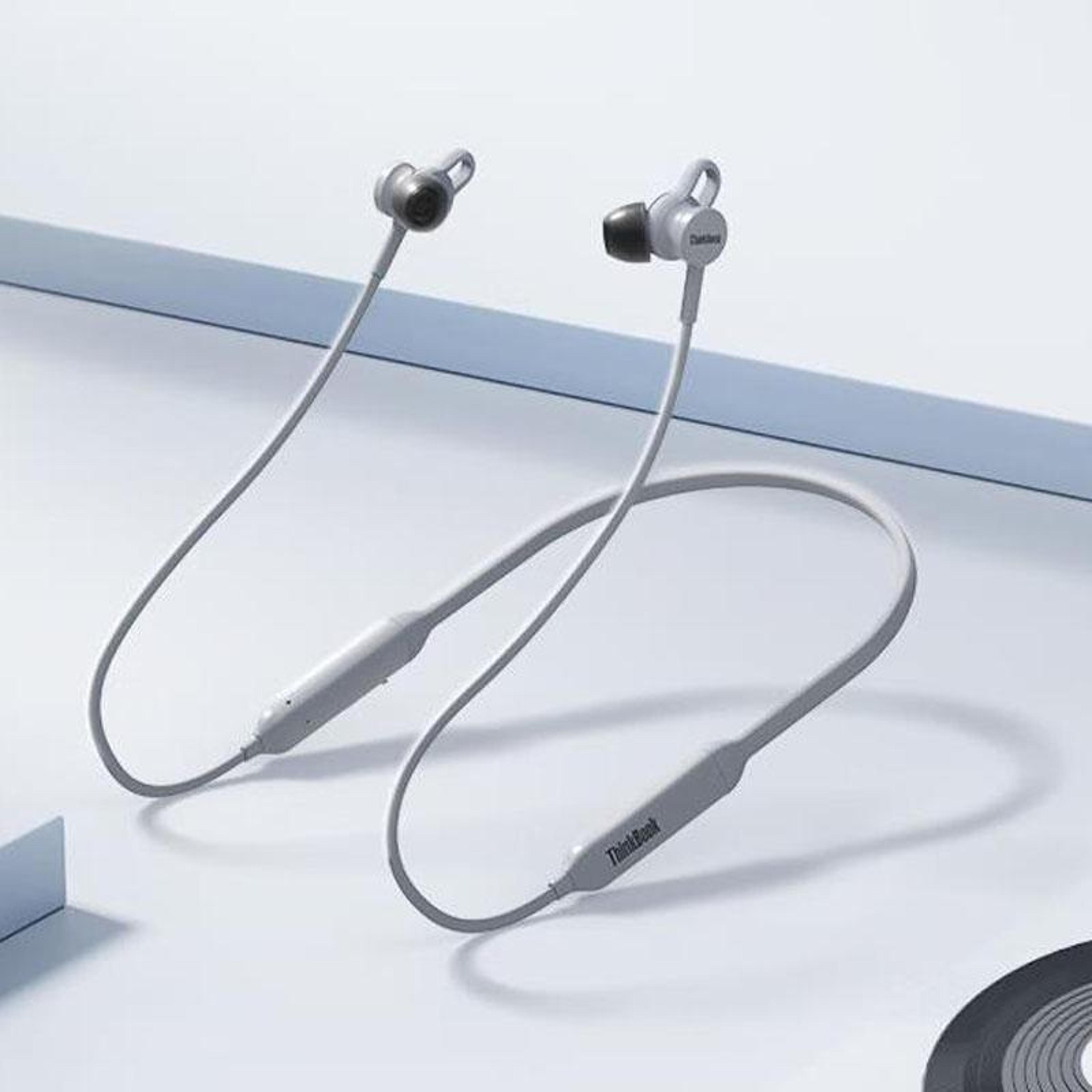 Lenovo ThinkBook UC100 Bluetooth Neckband Headset Dual Device Wireless Bluetooth Earphones With ENC 4