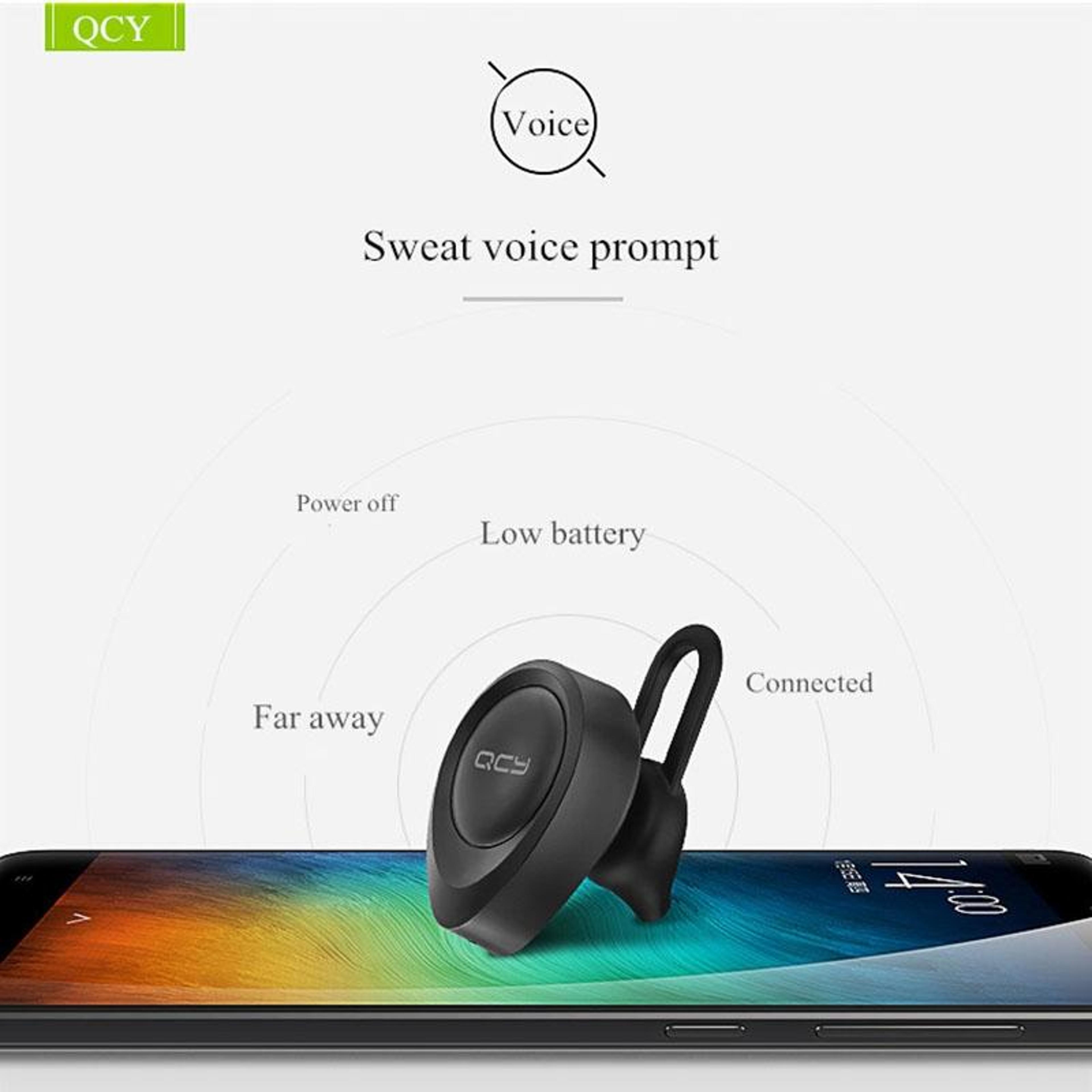 QCY J11 Bluetooth Earphone Wireless Handsfree Headset With Mic For Driving And Calls 17