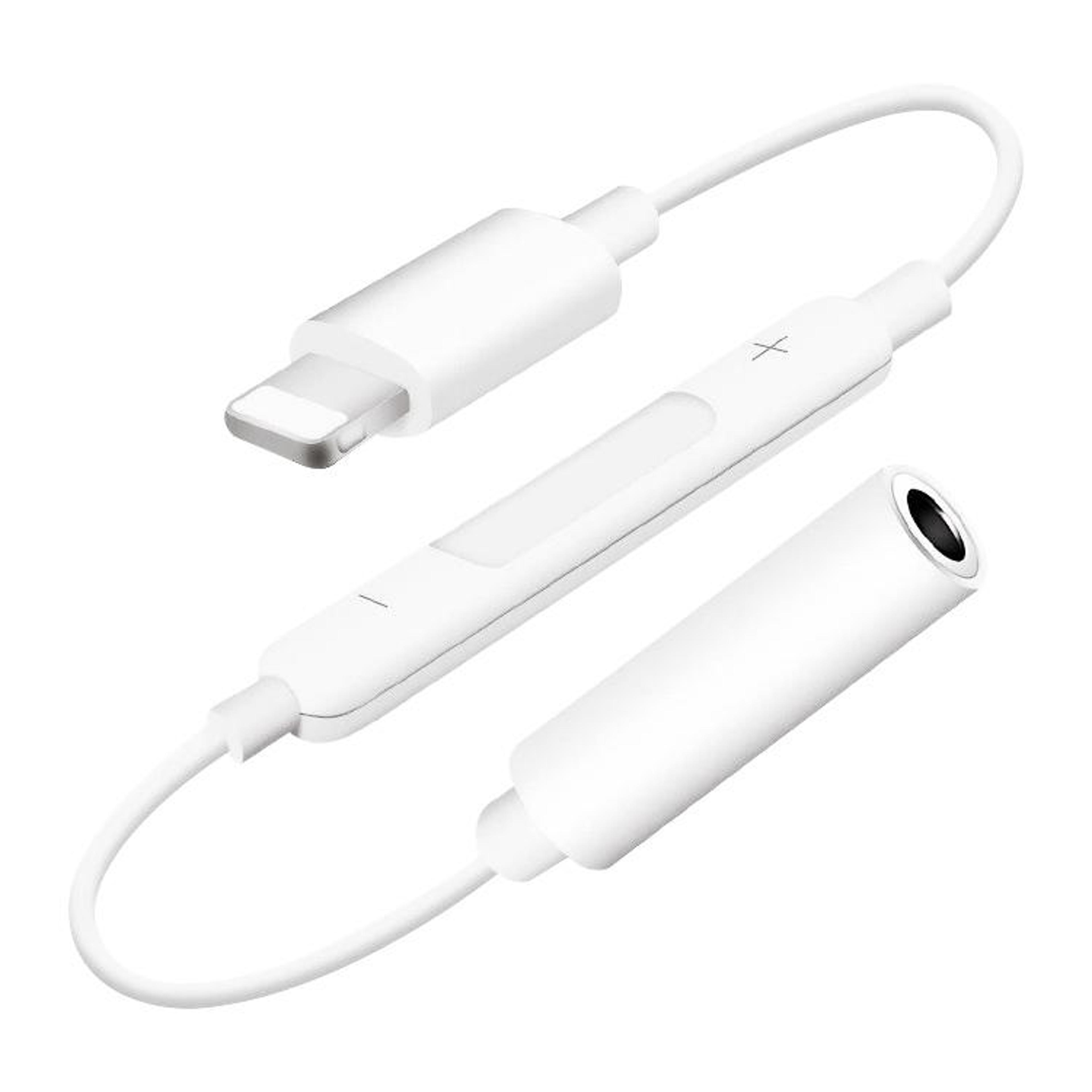 lightning to 3.5mm bluetooth audio adapter with wire control for iphone headphones