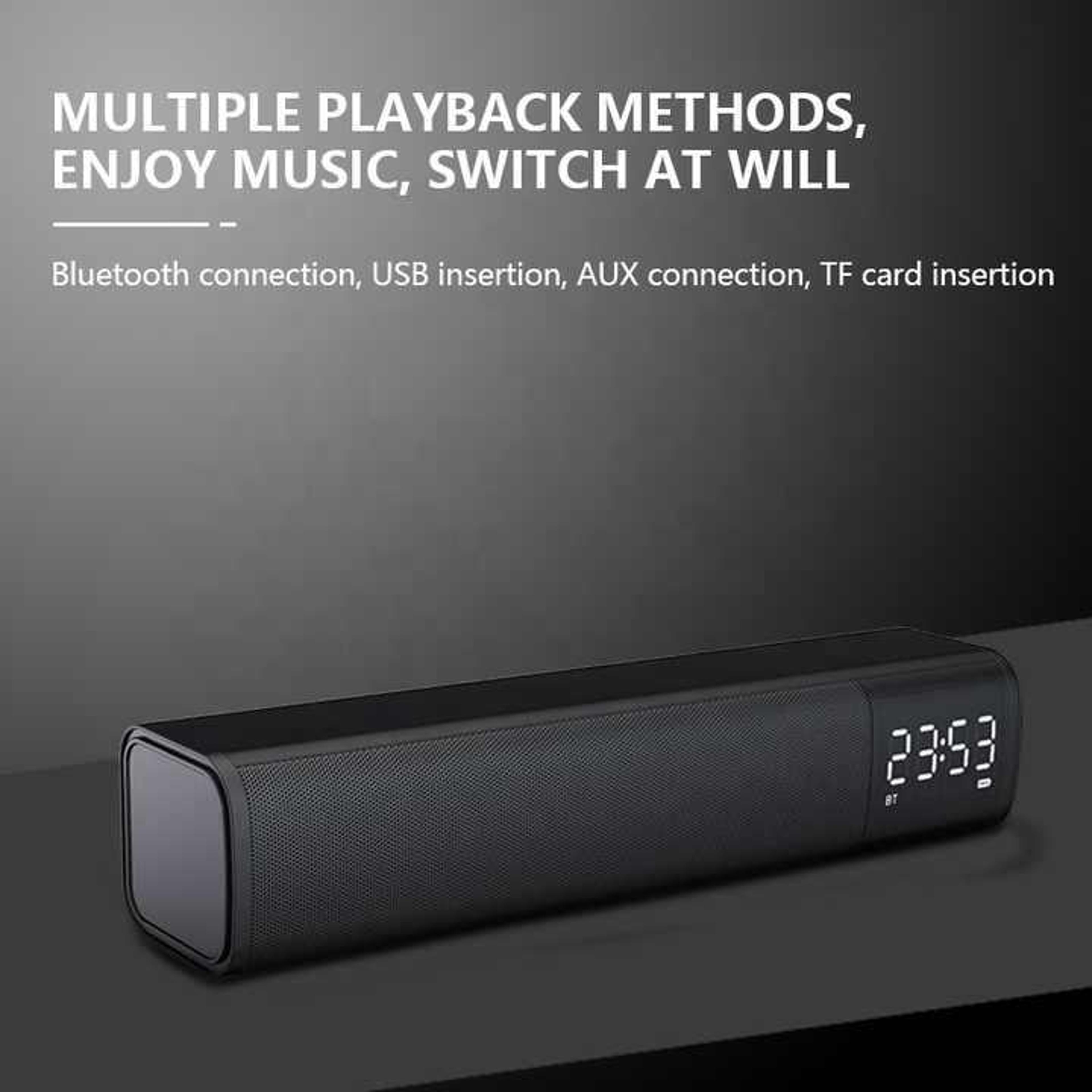 M2 Bluetooth Speaker Portable Wireless Speaker With Stereo Bass TWS And 8 Hour Playtime 3
