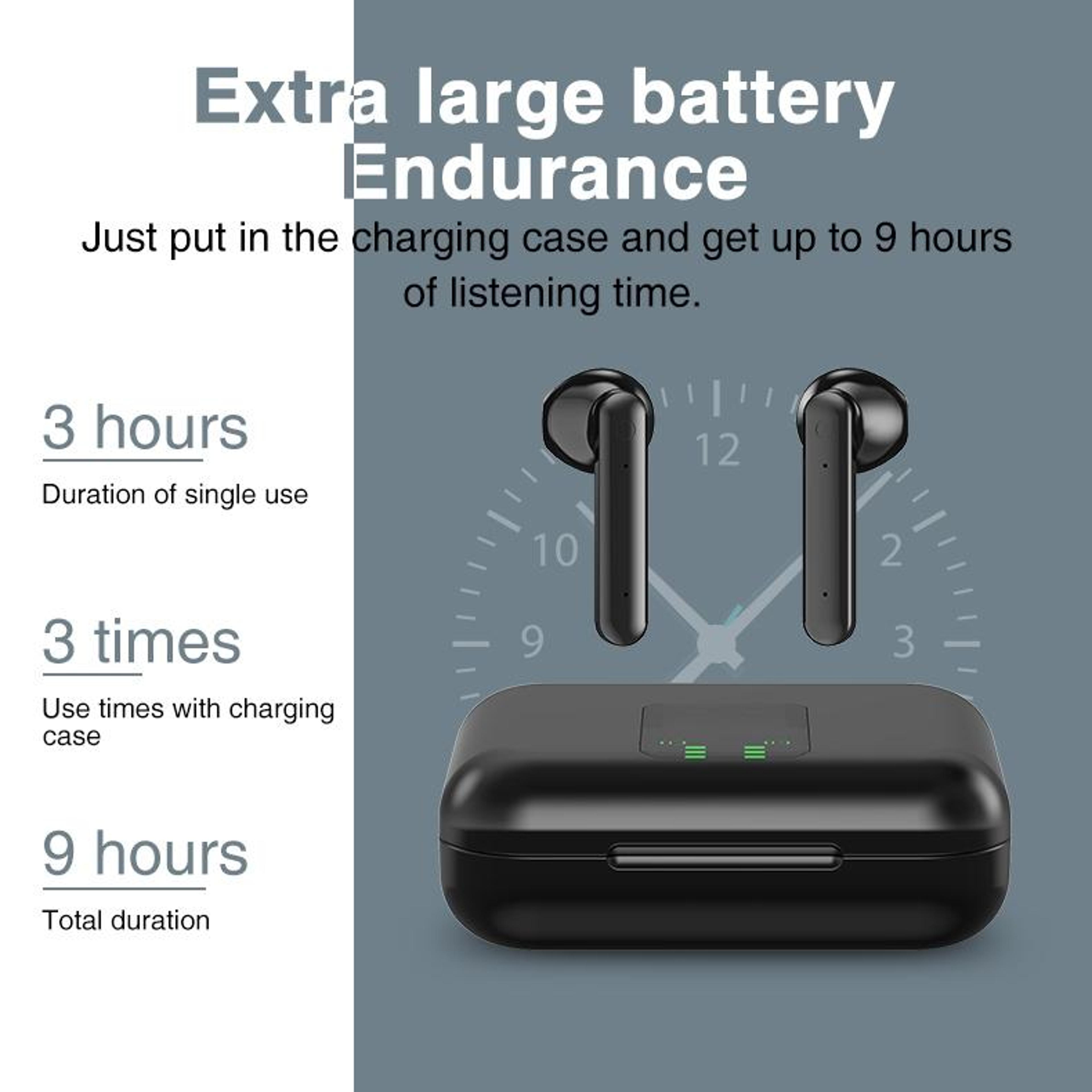 P100Pro Wireless Earbuds Bluetooth 50 TWS Earbuds With LED Display Charging Case 9