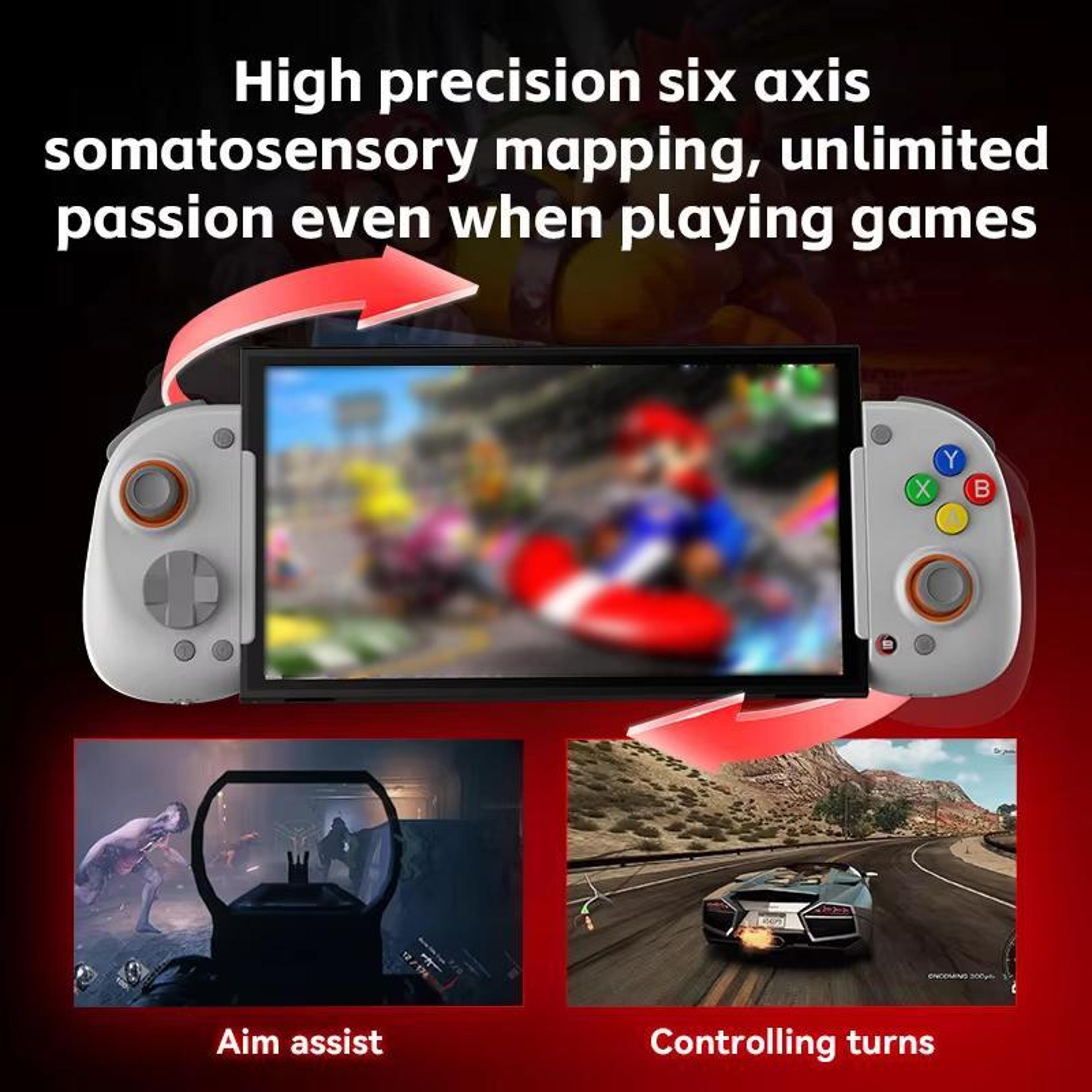 D8 Plus Telescopic Game Controller With Hall Effect Joystick Bluetooth USB C For Switch Android IOS 2
