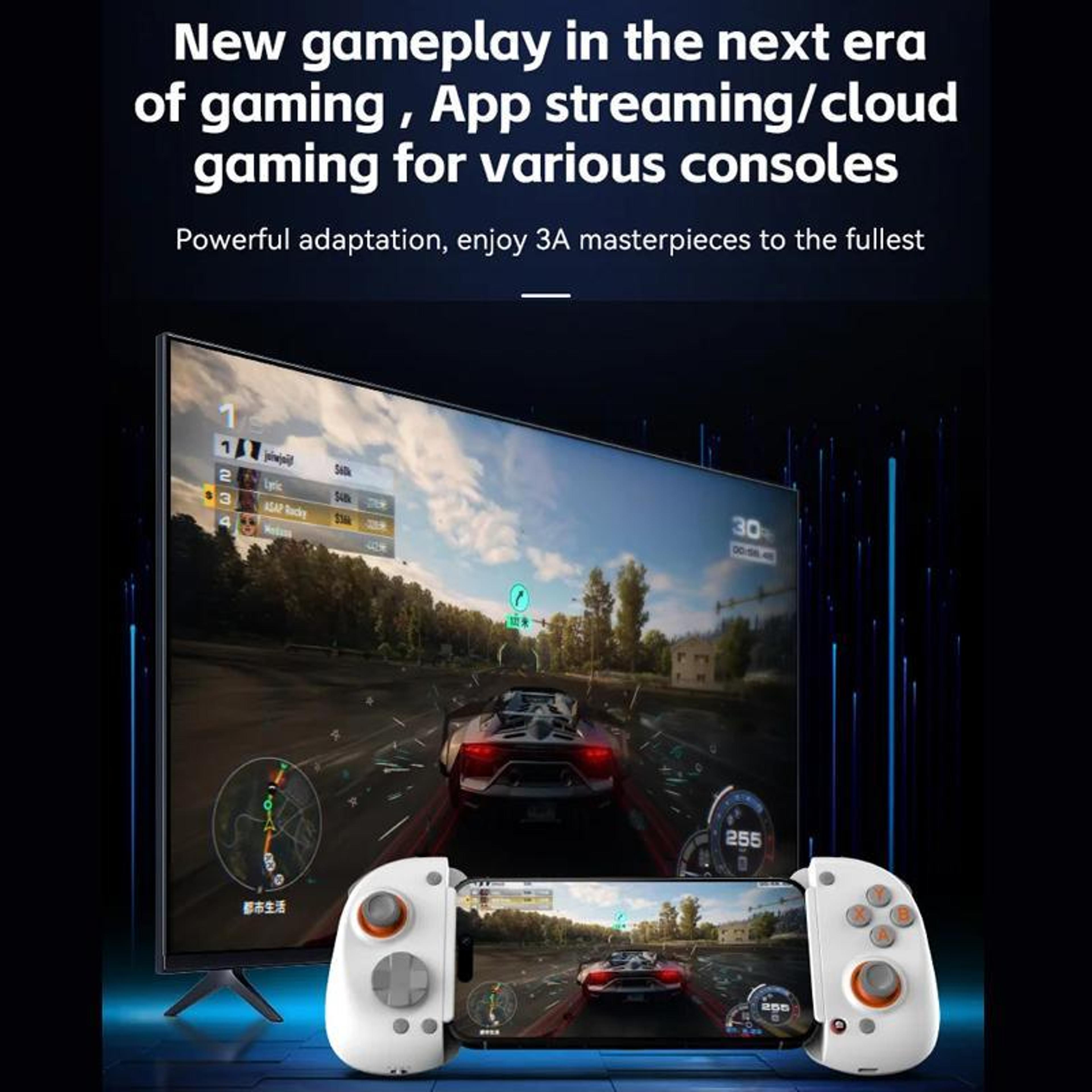 D8 Plus Telescopic Game Controller With Hall Effect Joystick Bluetooth USB C For Switch Android IOS 17