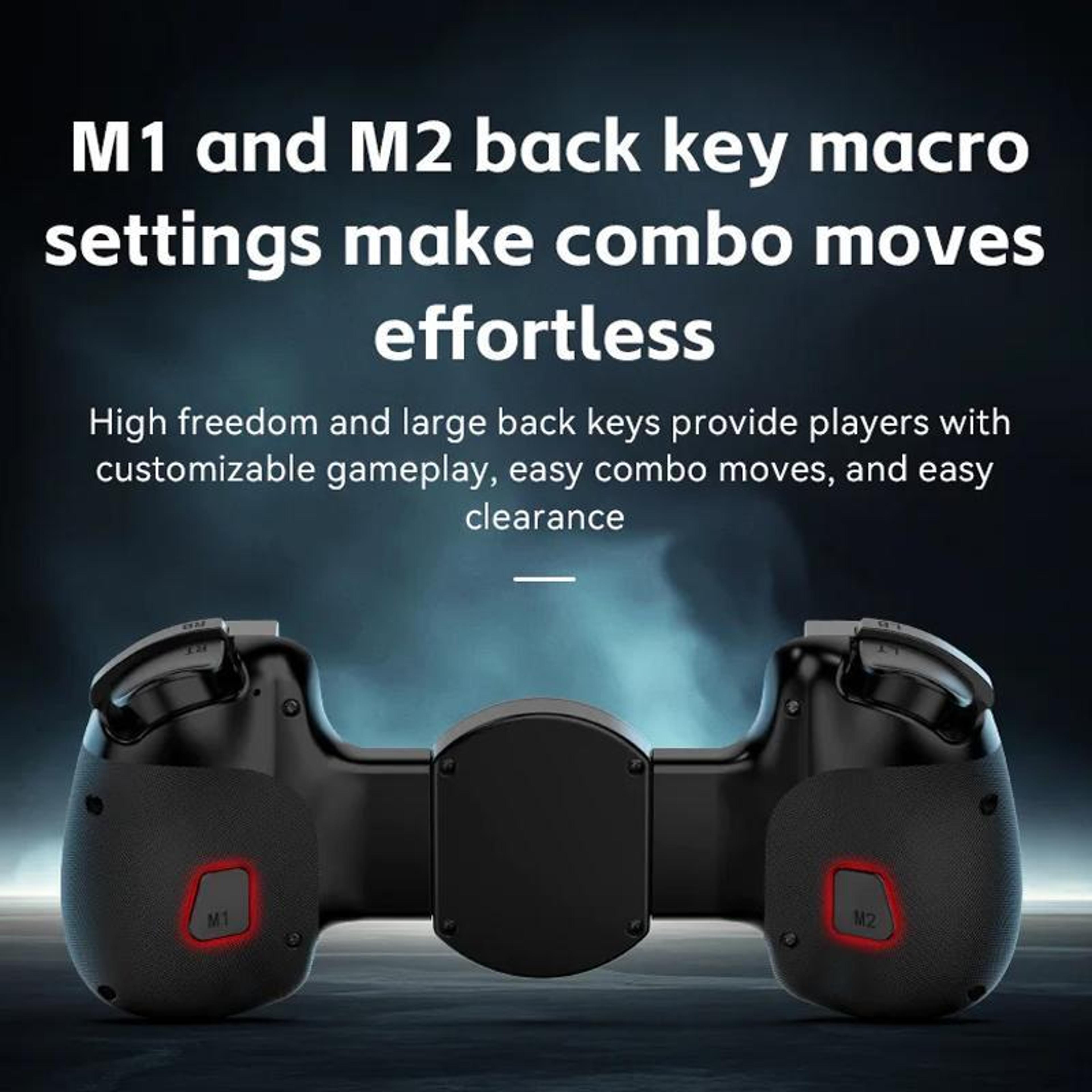 D8 Plus Telescopic Game Controller With Hall Effect Joystick Bluetooth USB C For Switch Android IOS 5